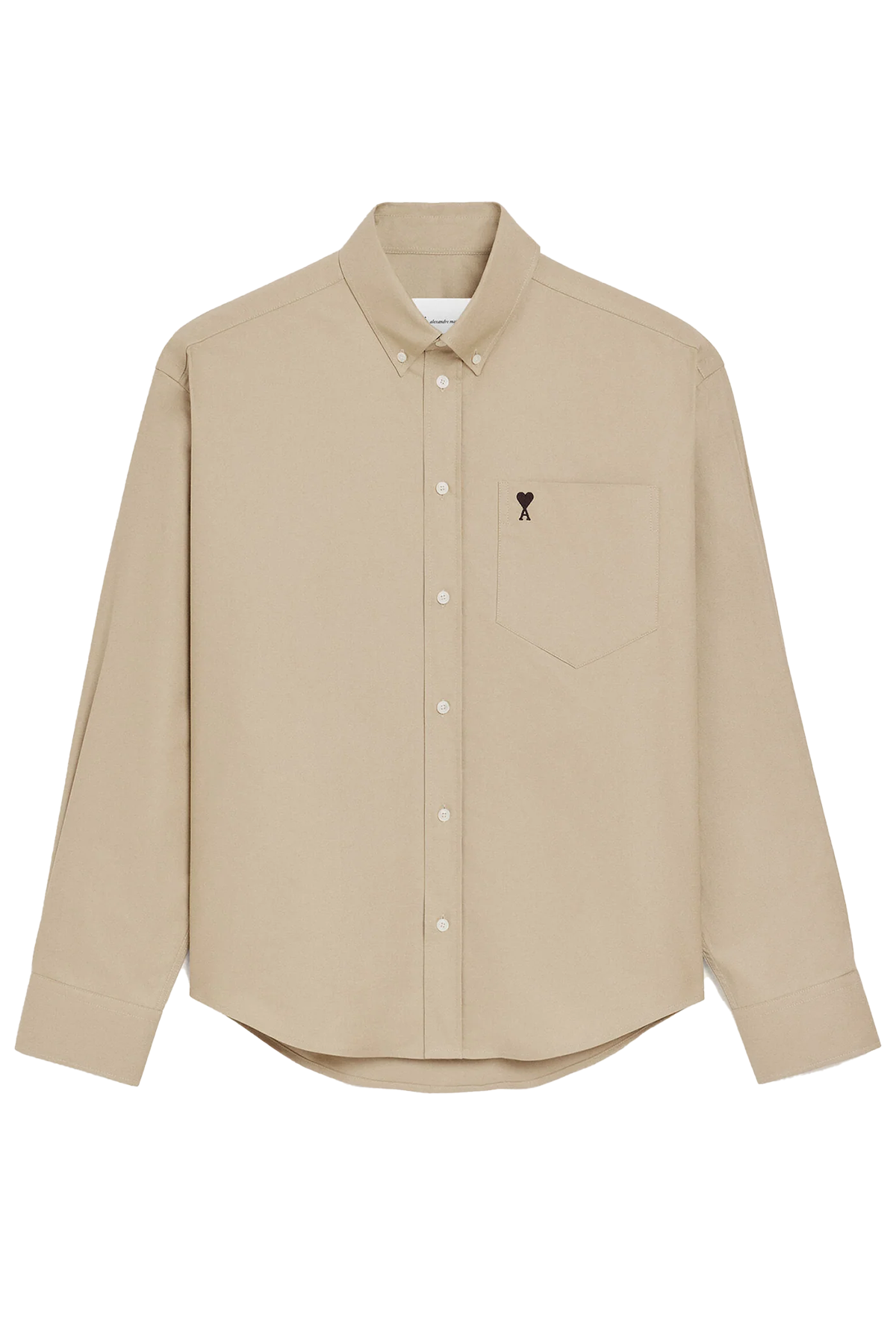 AMI Paris Herren Hemd Beige TAUPE Bild 1