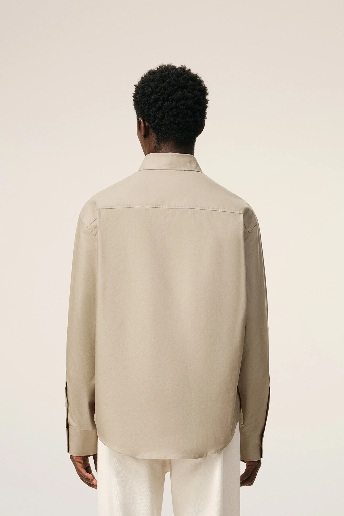 AMI Paris Herren Hemd Beige TAUPE Bild 3
