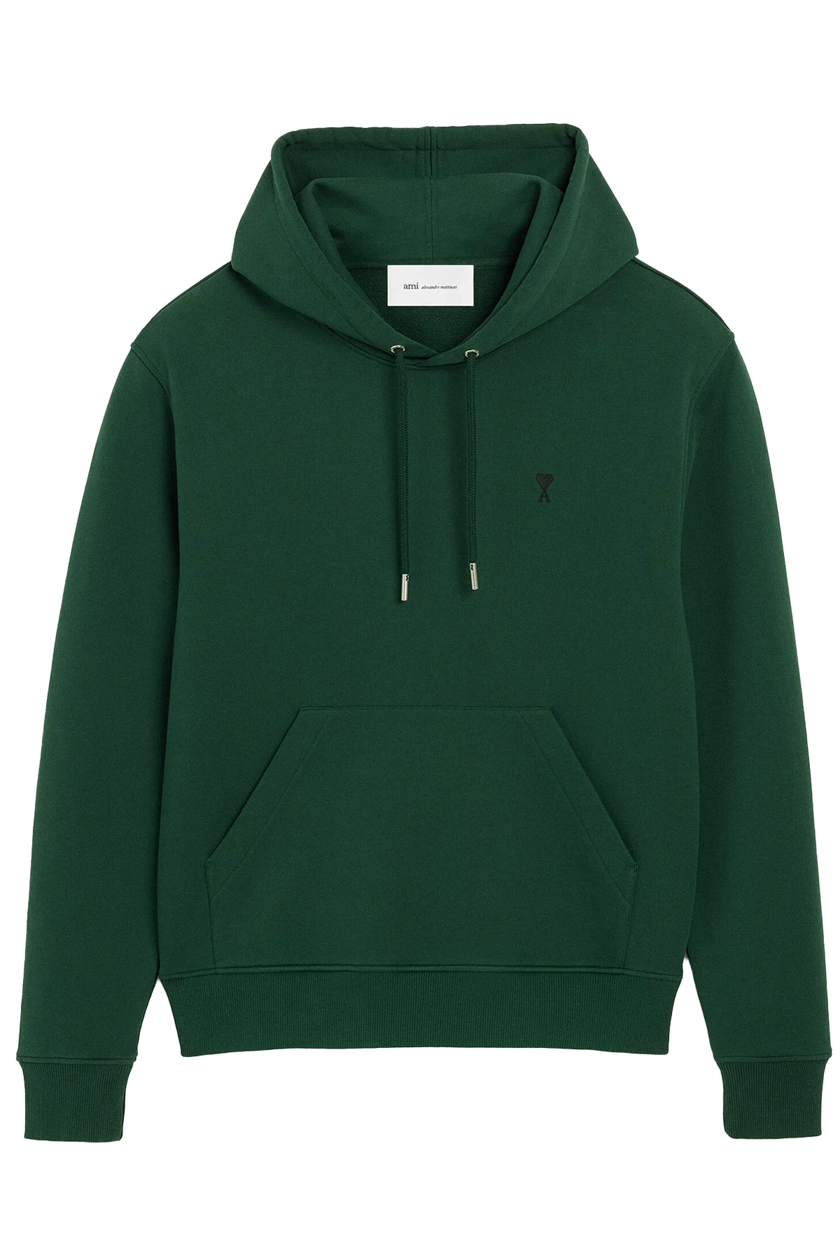 AMI Paris Herren Hoodie Flaschengrün/Schwarz DUNKELGRÜN Bild 1