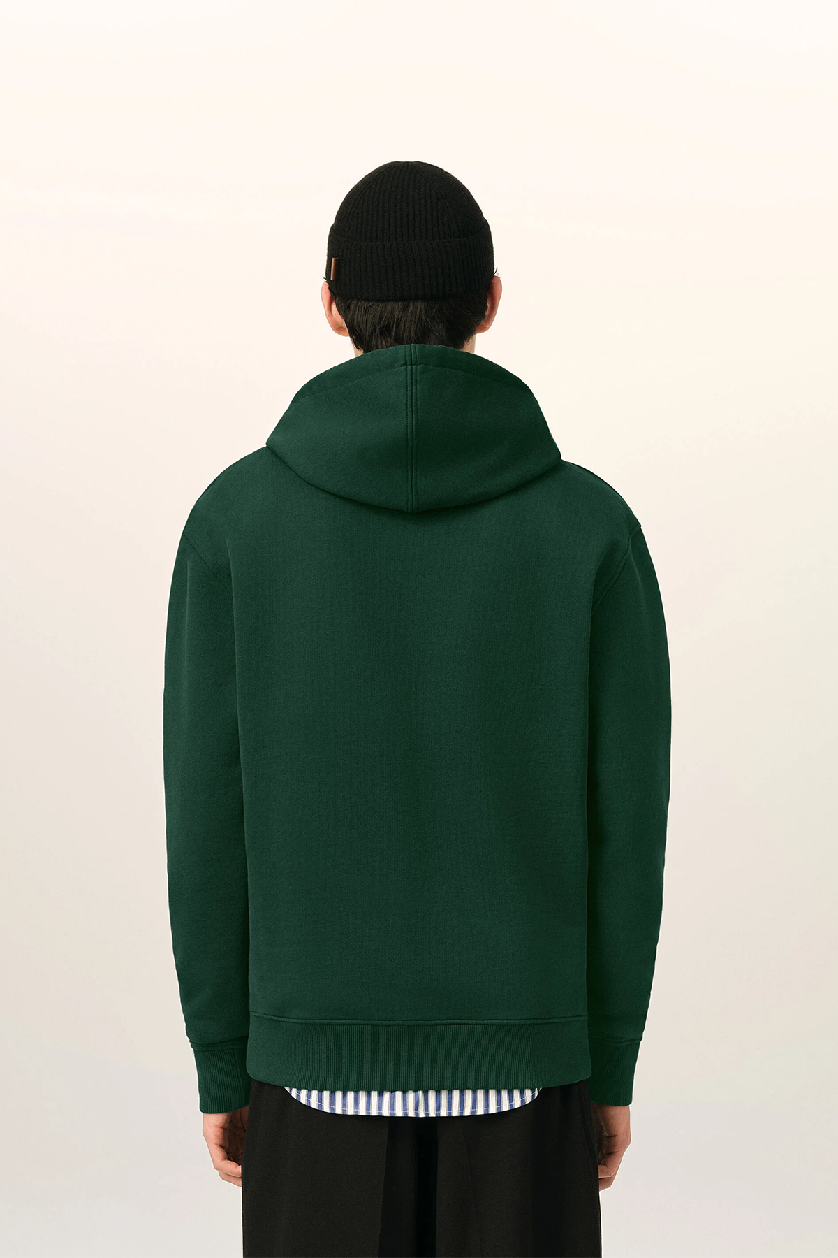 AMI Paris Herren Hoodie Flaschengrün/Schwarz DUNKELGRÜN Bild 3