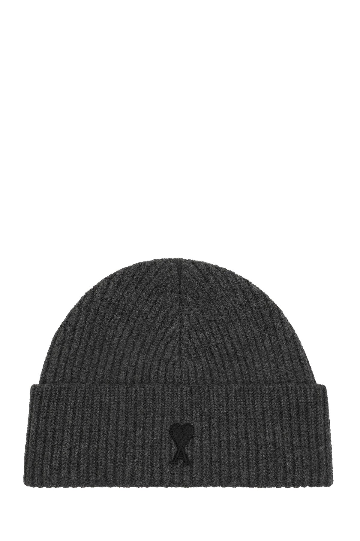 AMI Paris Herren Strickmütze Grau GRIS CHINE/ NOIR 0504H25 Bild 1