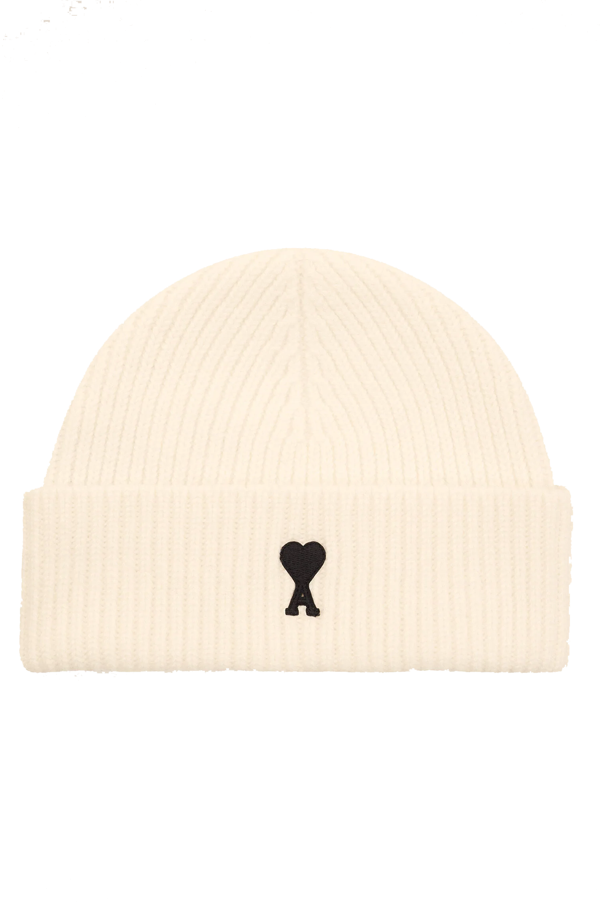 AMI Paris Herren Strickmütze Off-White 151 OFFWHITE/BLACK Bild 1