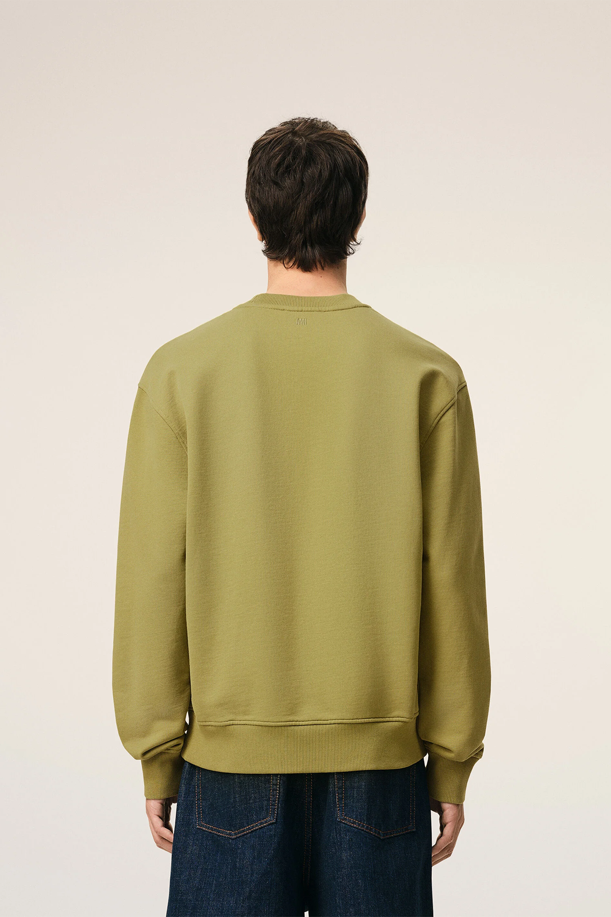 AMI Paris Herren Sweatshirt Matcha GRÜN Bild 3