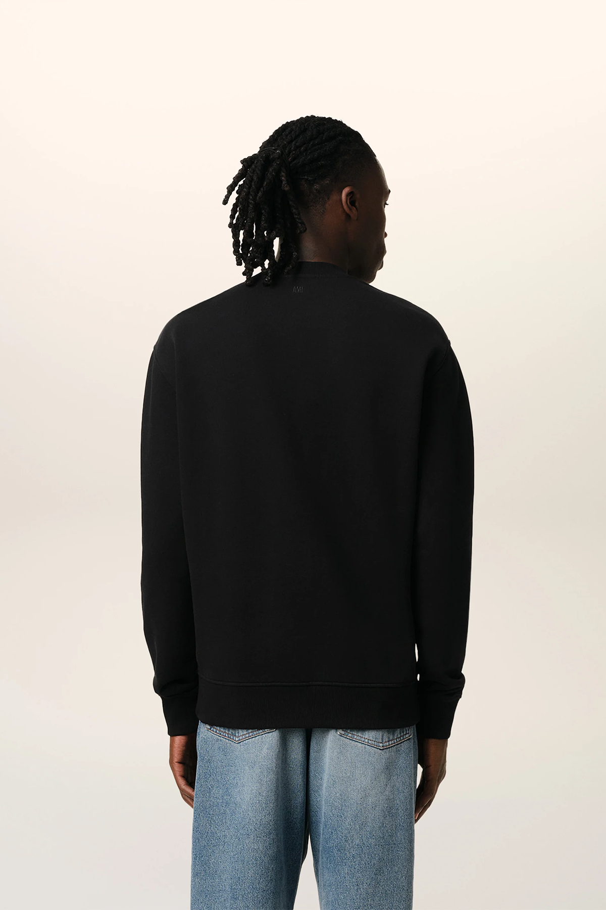 AMI Paris Herren Sweatshirt Schwarz NOIR 001BFS Bild 4