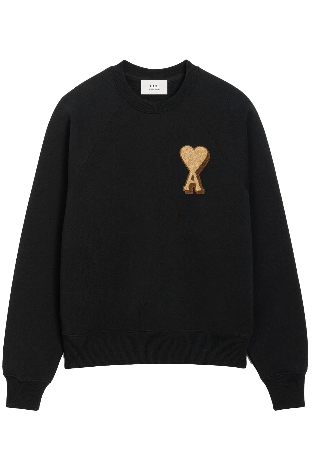 AMI Paris Herren Sweatshirt Schwarz NOIR 001H25 Bild 1