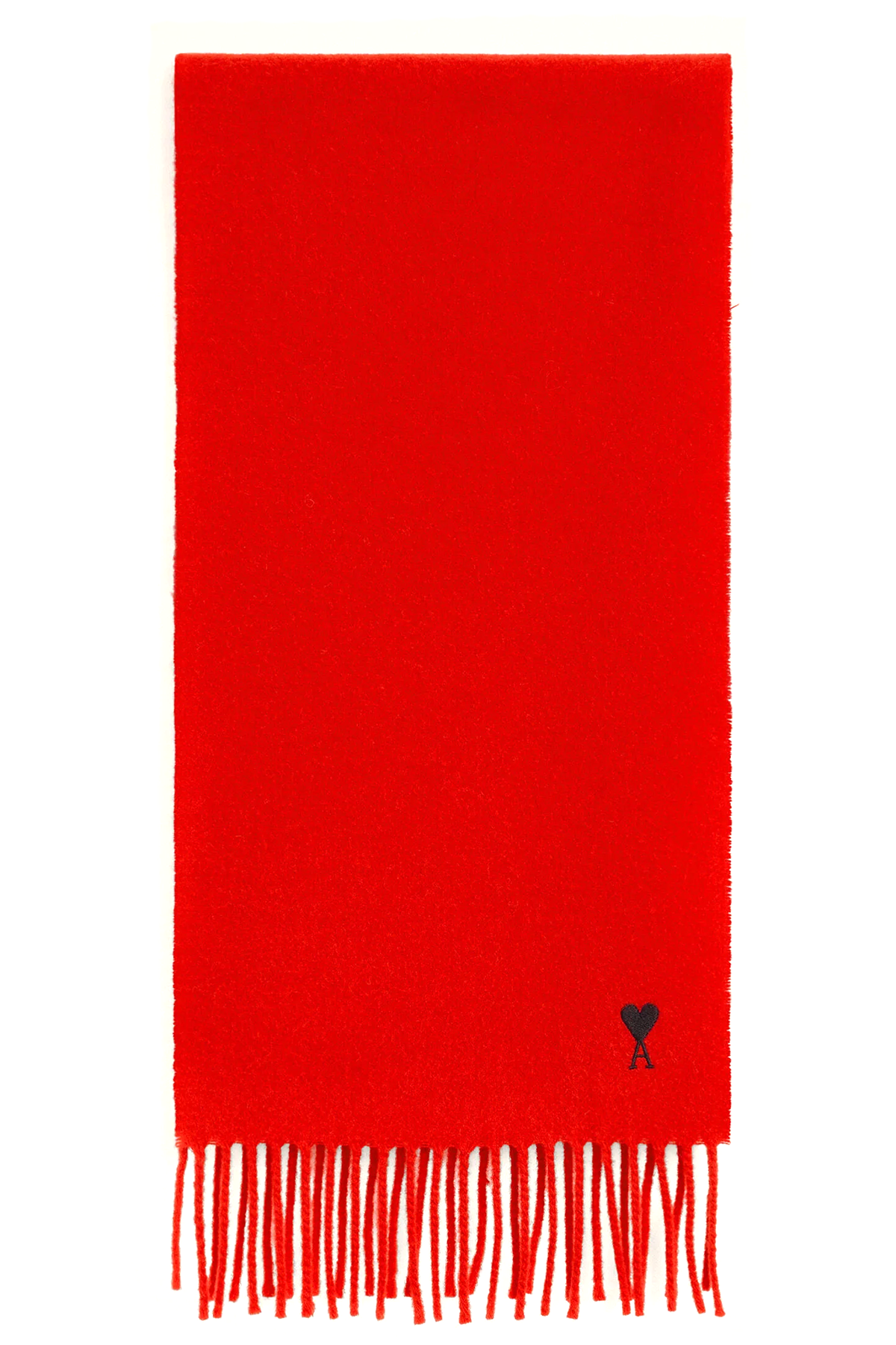 AMI Paris Herren Wollschal Rubinrot A186 ROUGE RUBIS Bild 1