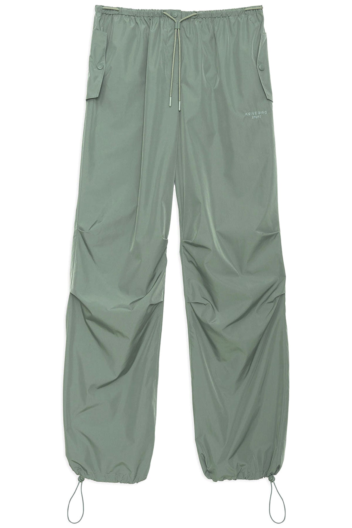 Anine Bing Damen Nylonhose Reid Grün DUNKELGRÜN Bild 1