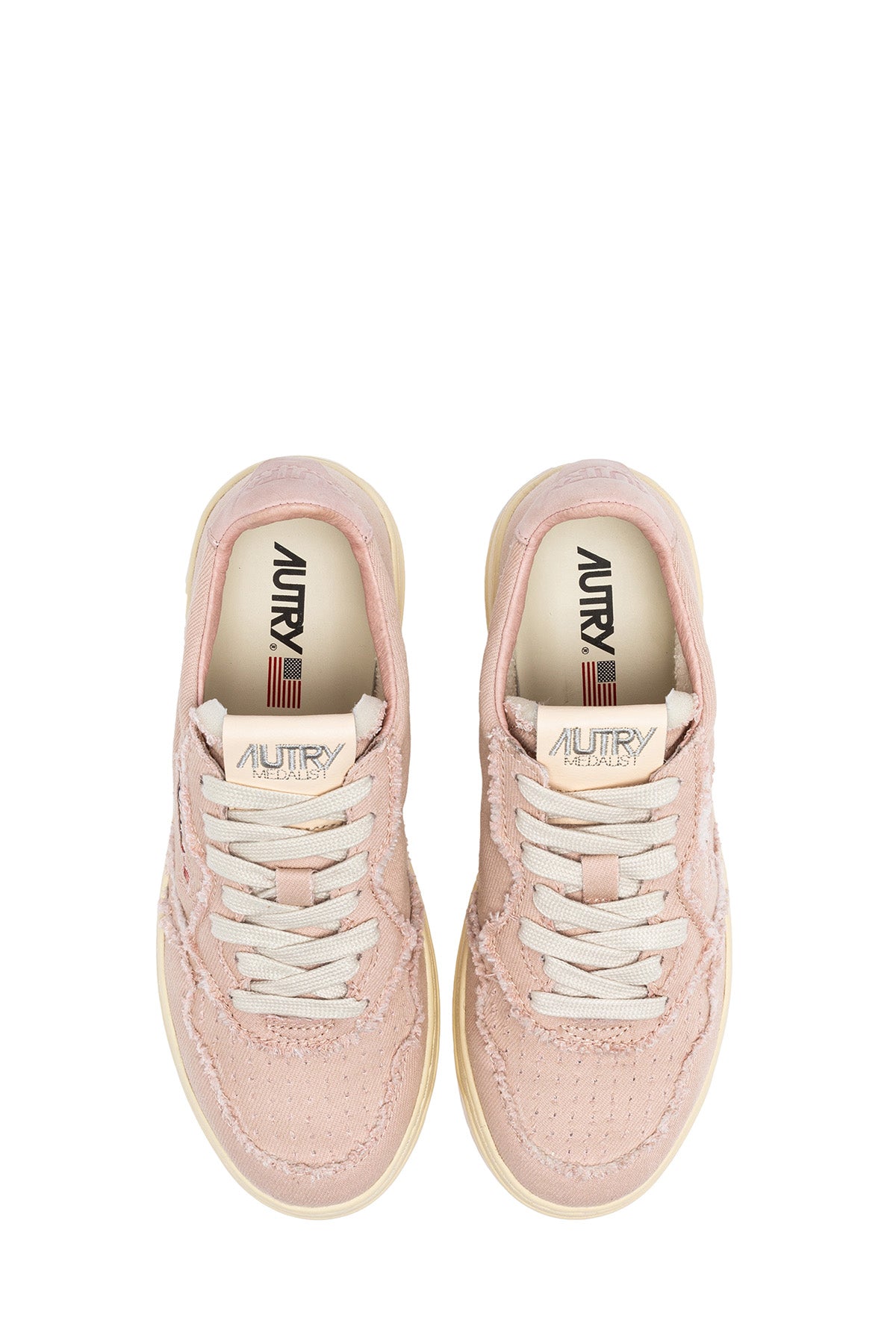 Autry Damen Low Sneaker Medalist Peach/Whip ROSA Bild 4