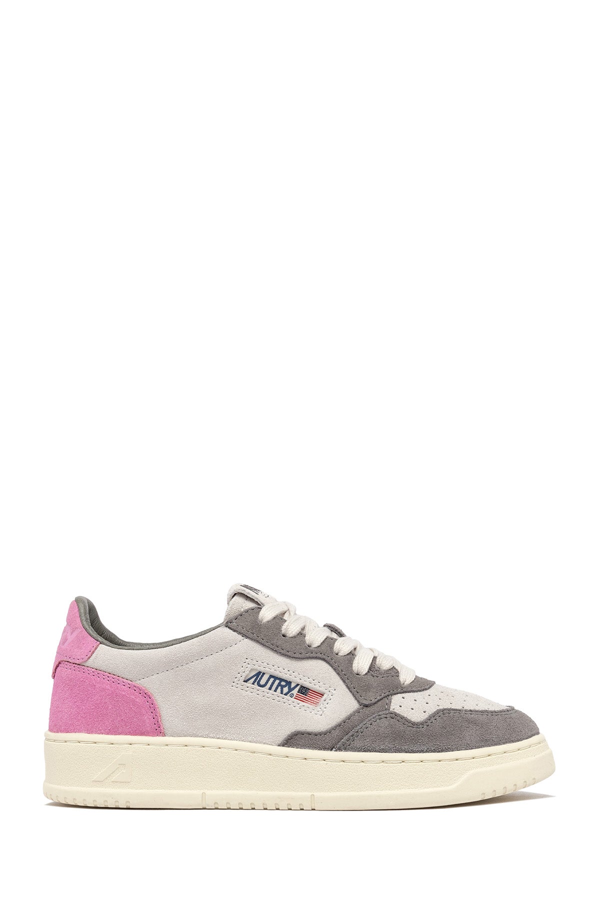 Autry Damen Low Sneaker Medalist Tricolor Rosa/Lavagna PINK Bild 1