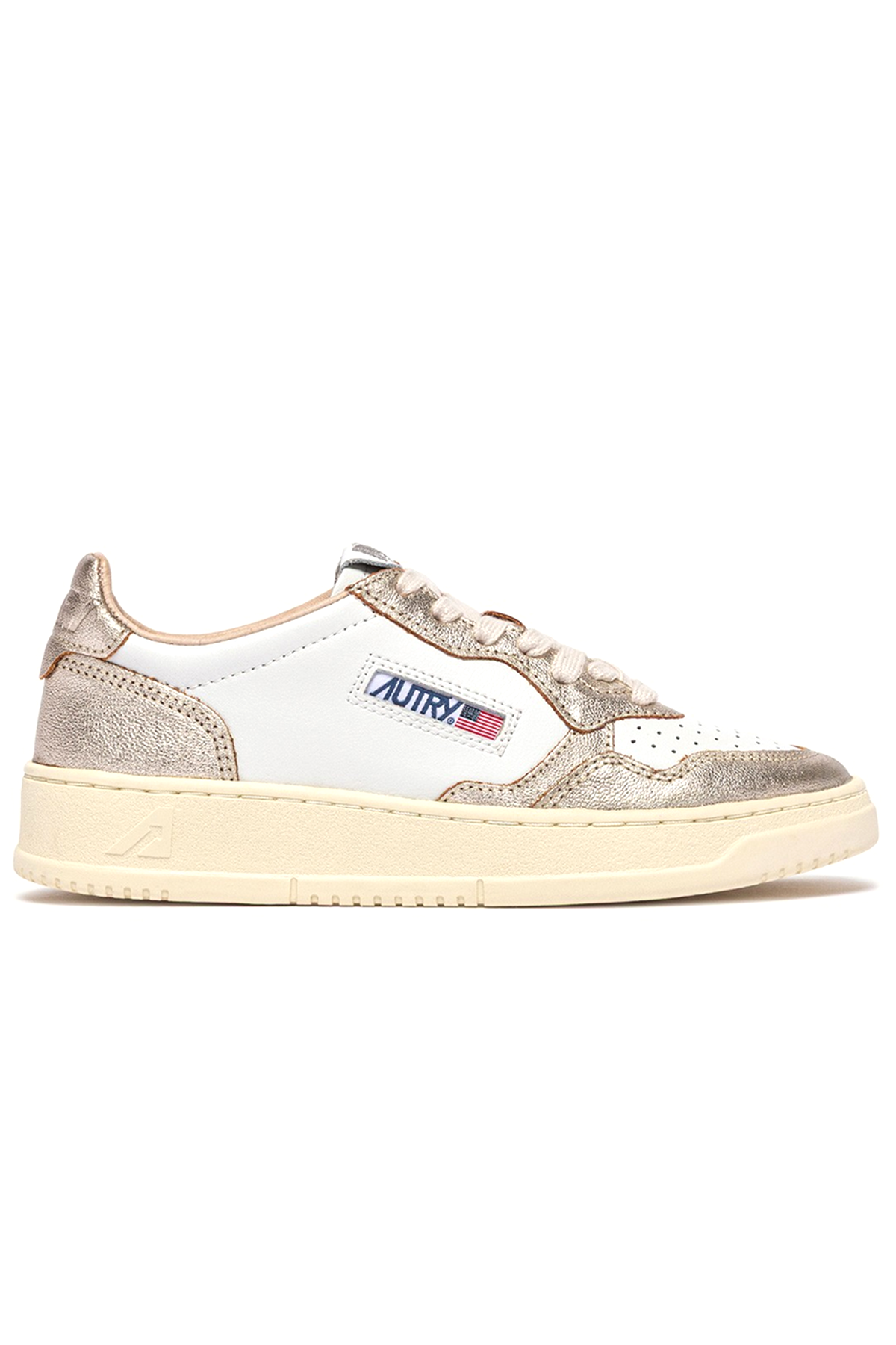 Autry Damen Sneaker Medalist Bicolor Weiss/Platinum WB16 Bild 1