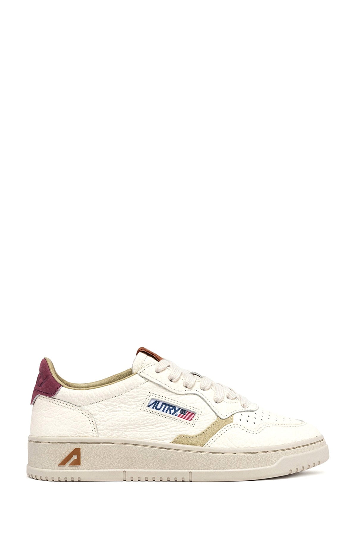 Autry Damen Sneaker Medalist Marshmallow/Burgundy NE10 Bild 1