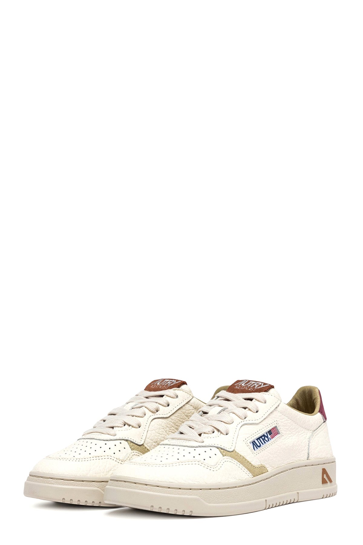 Autry Damen Sneaker Medalist Marshmallow/Burgundy NE10 Bild 2