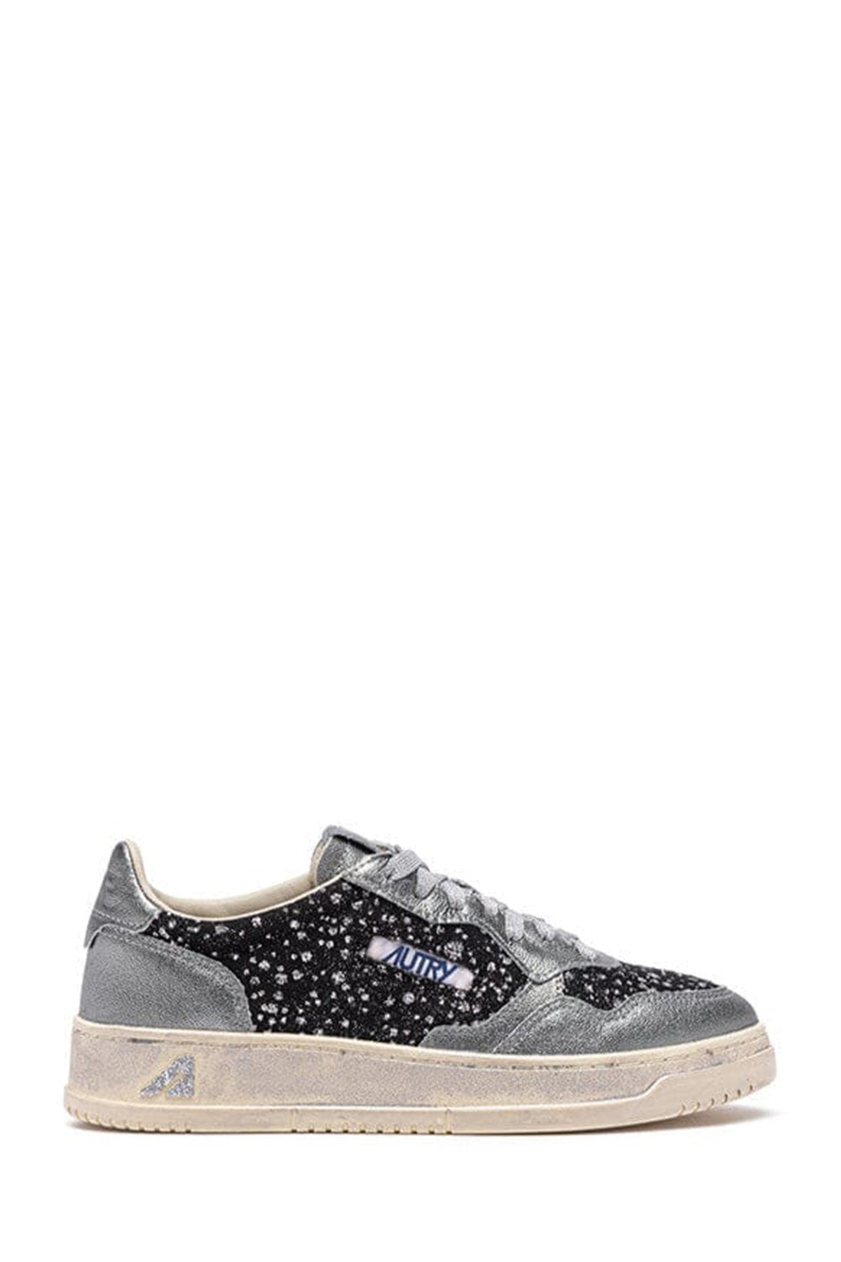 Autry Damen Sneaker Medalist Schwarz/Silber/Glitzer FM02 Bild 1