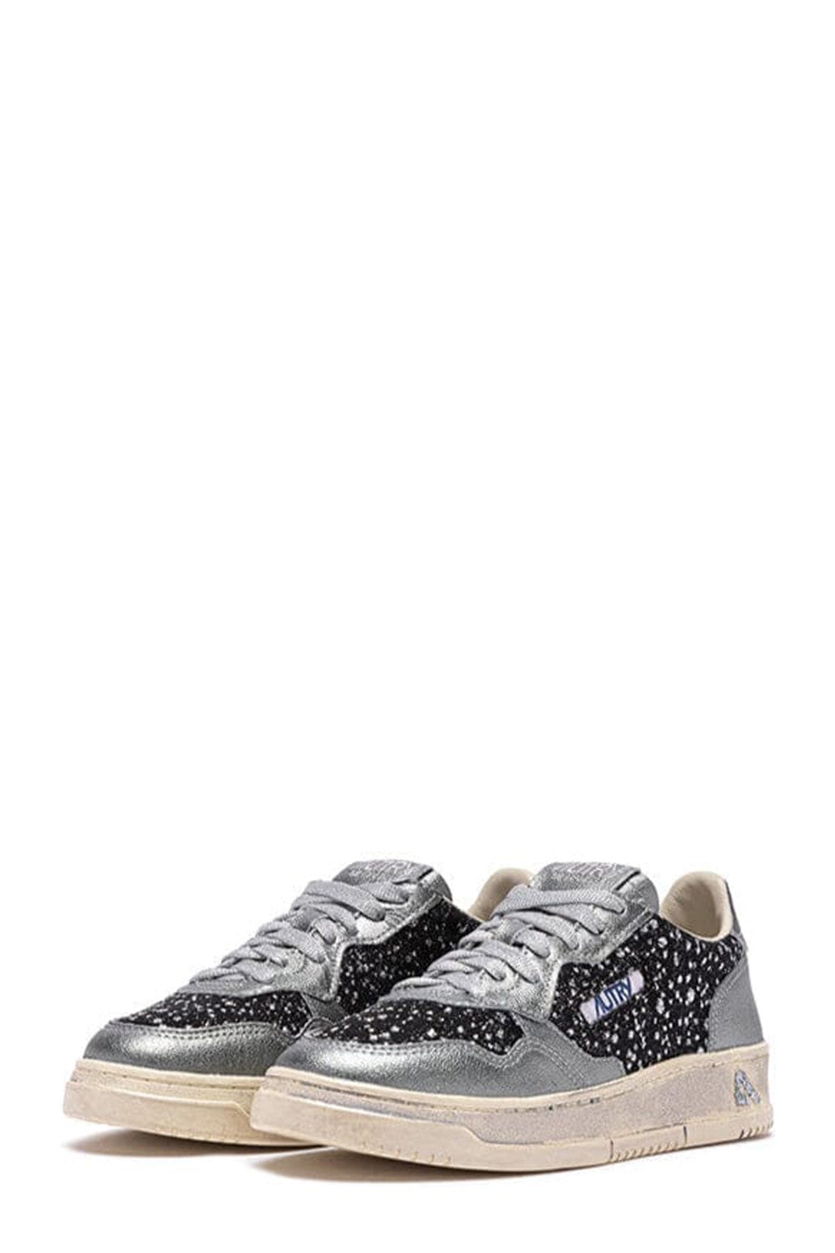 Autry Damen Sneaker Medalist Schwarz/Silber/Glitzer FM02 Bild 2