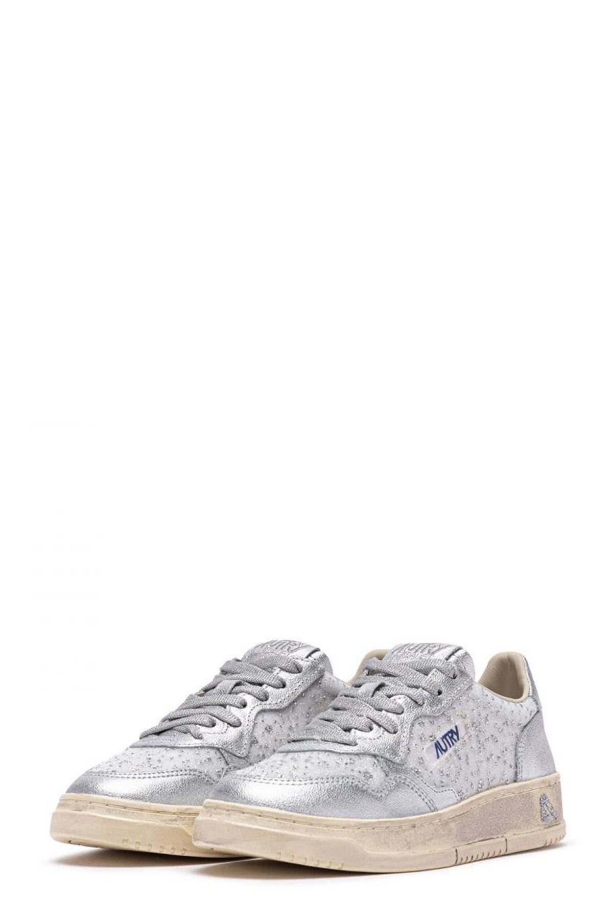 Autry Damen Sneaker Medalist Silber/Glitzer FM01 Bild 2