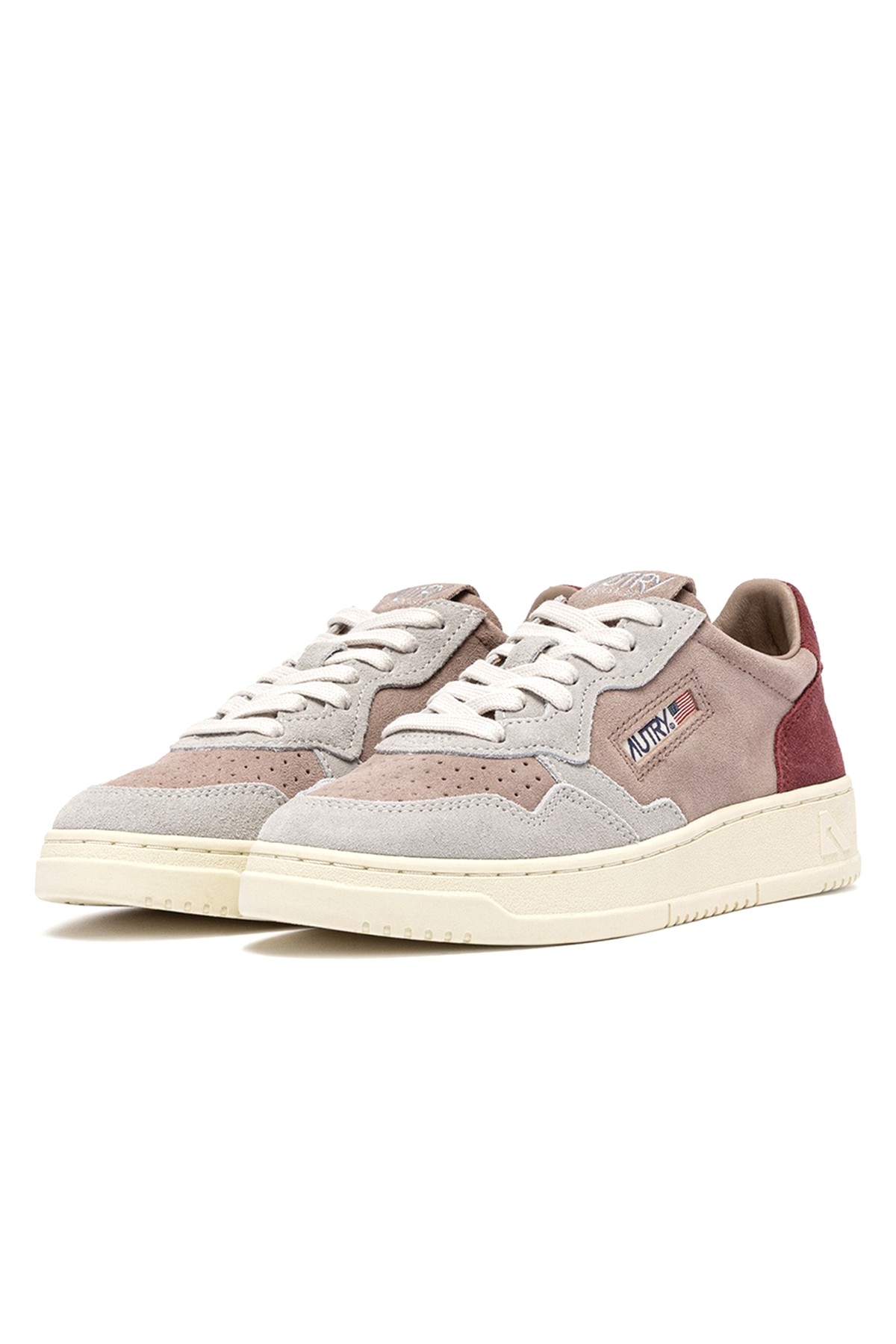 Autry Damen Sneaker Medalist Tricolor Borgogna/Cannel/Nuvole TS39 Bild 2