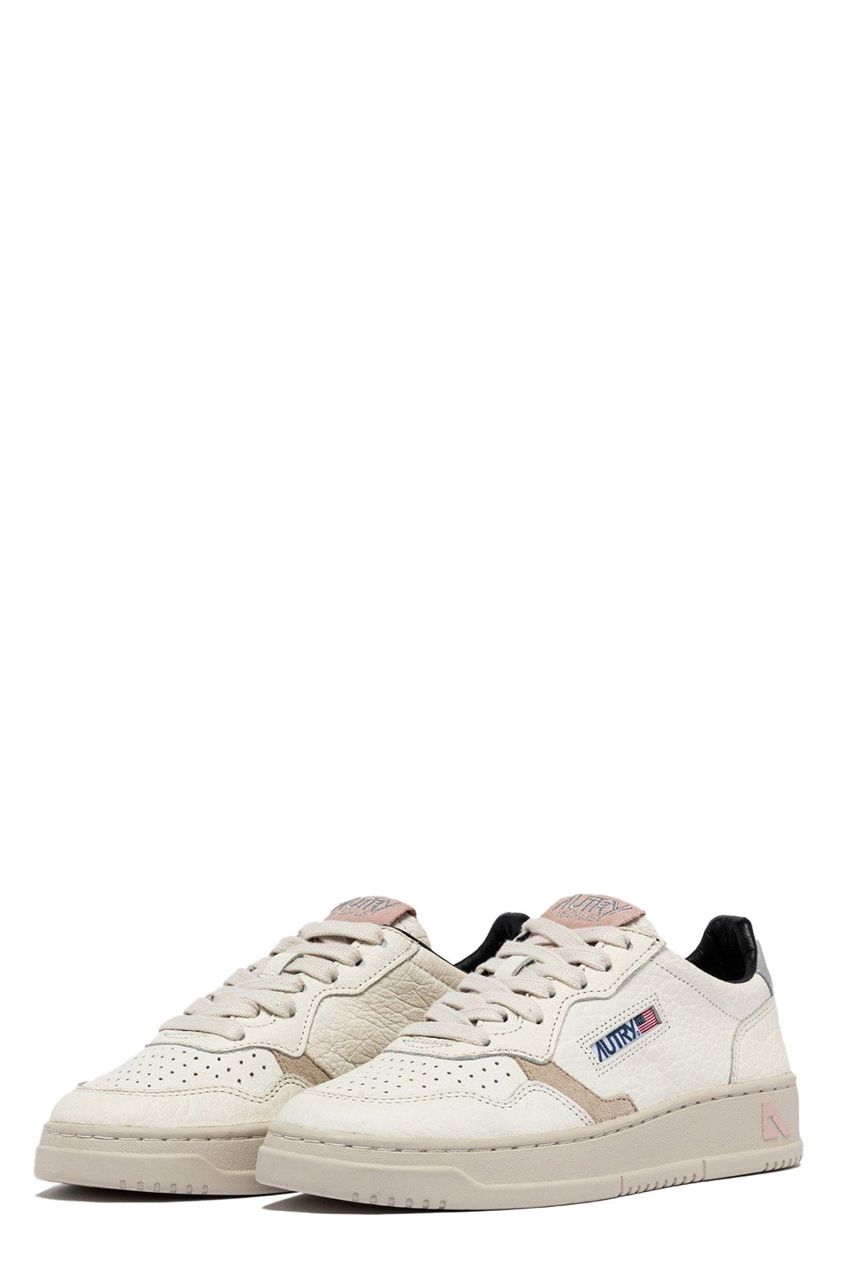 Autry Damen Sneaker Medalist Weiss/Silber/Puder LE18 Bild 2