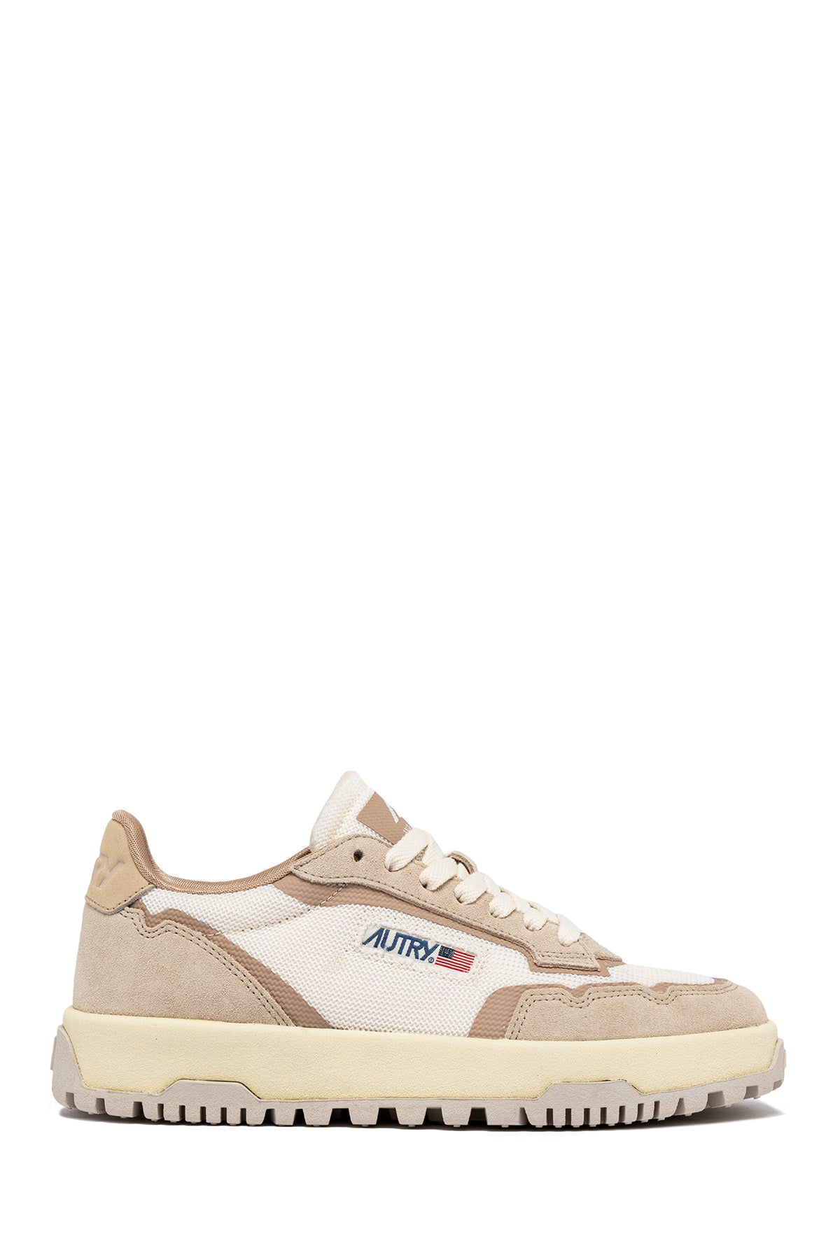 Autry Damen Sneaker Wildspace Low Weiss/Sand BEIGE Bild 1