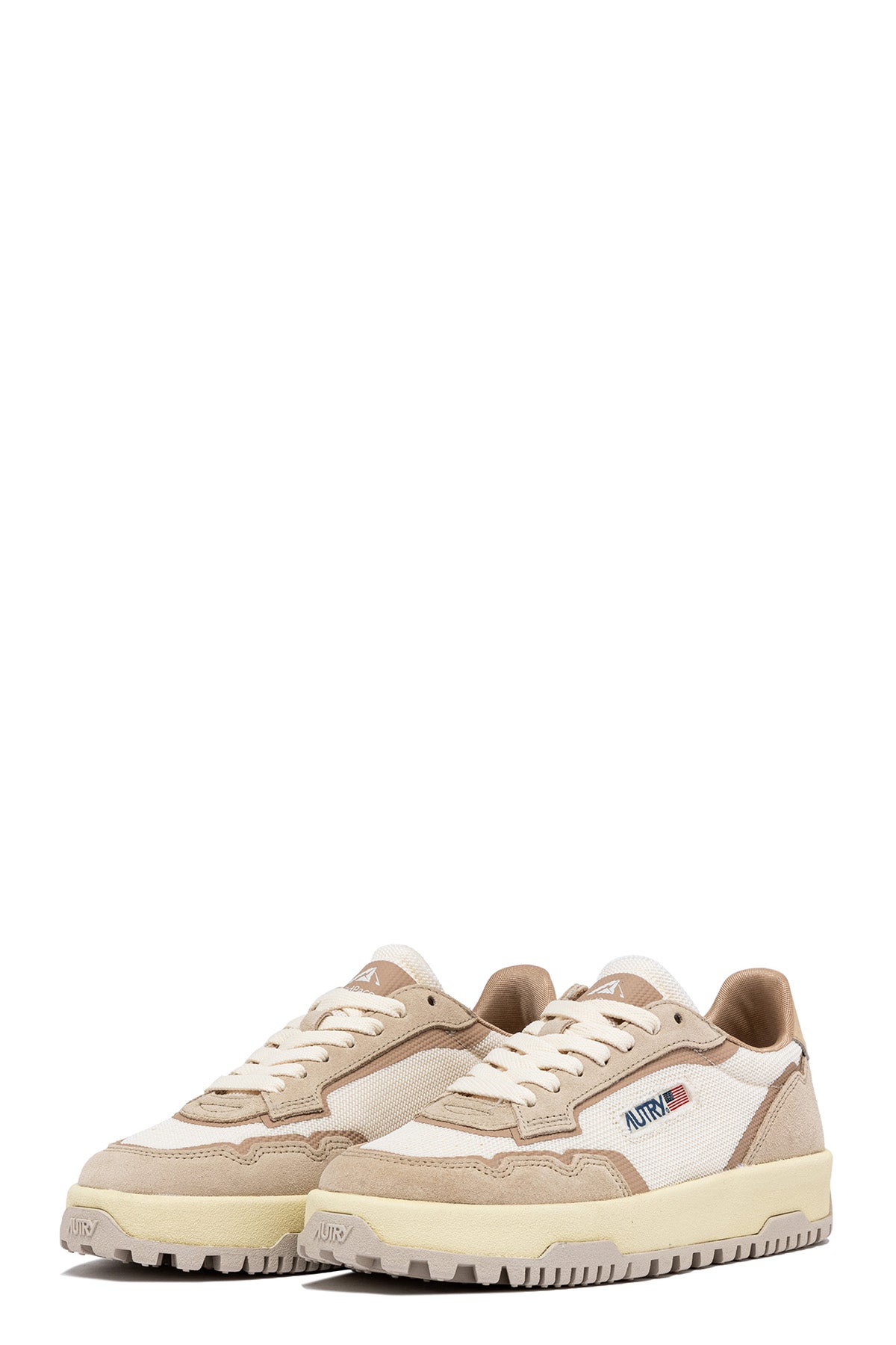 Autry Damen Sneaker Wildspace Low Weiss/Sand BEIGE Bild 2