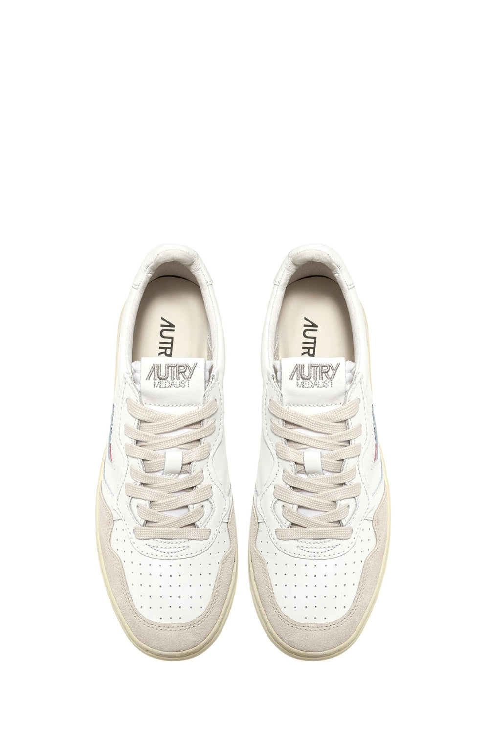Autry Herren Low Sneaker Medalist Suede Weiss WEISS Bild 4