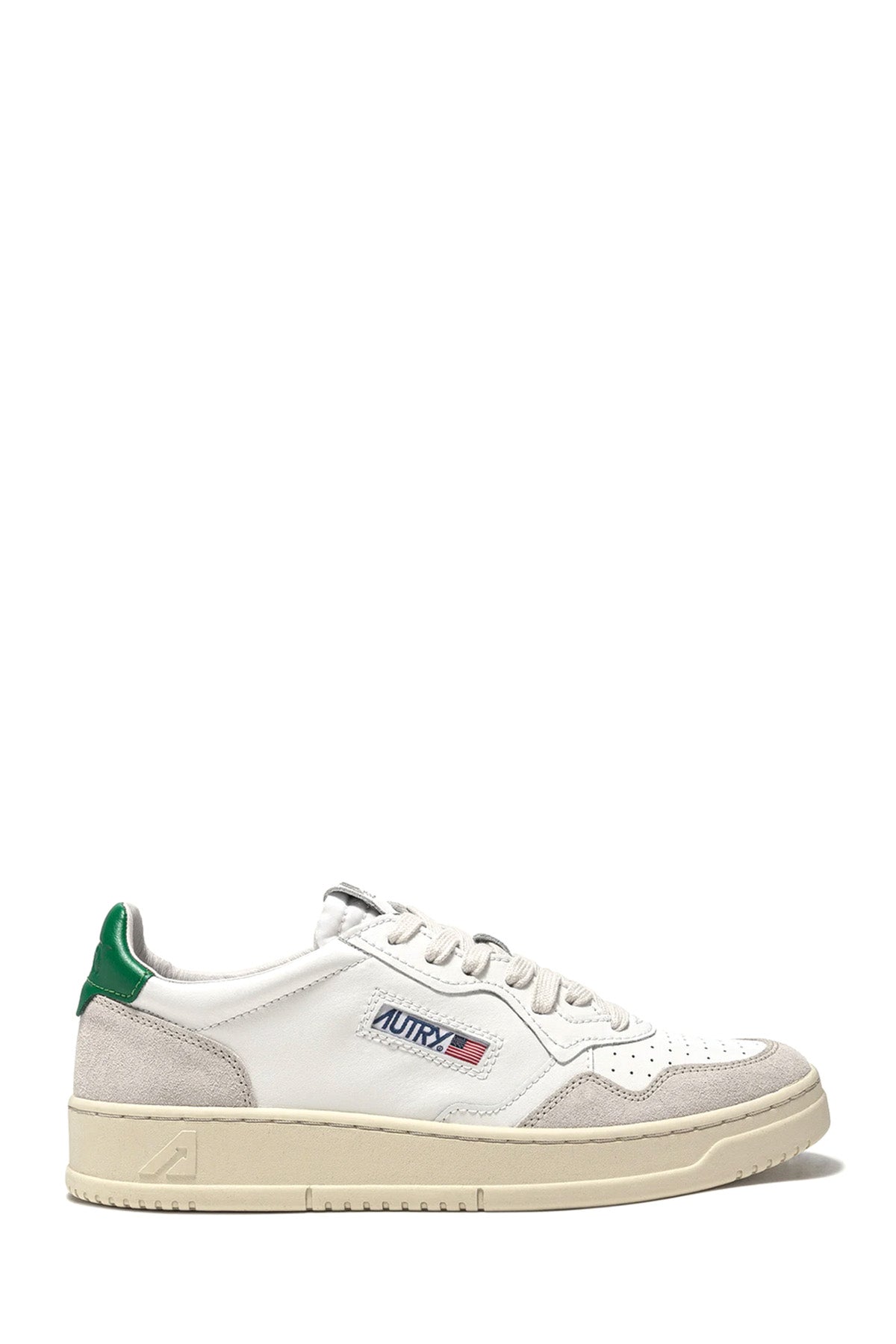 Autry Herren Sneaker Medalist Leat Suede Weiss/Grün LS23 Bild 1