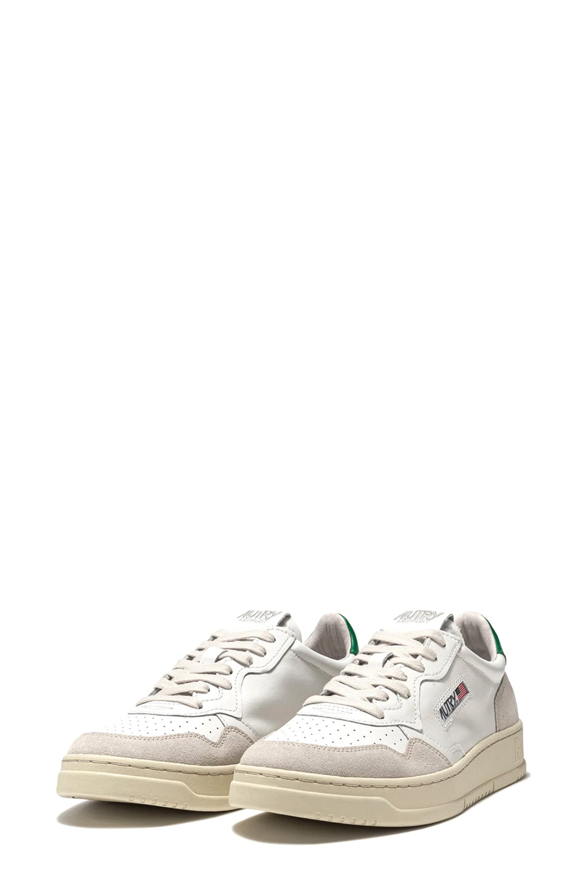 Autry Herren Sneaker Medalist Leat Suede Weiss/Grün LS23 Bild 2