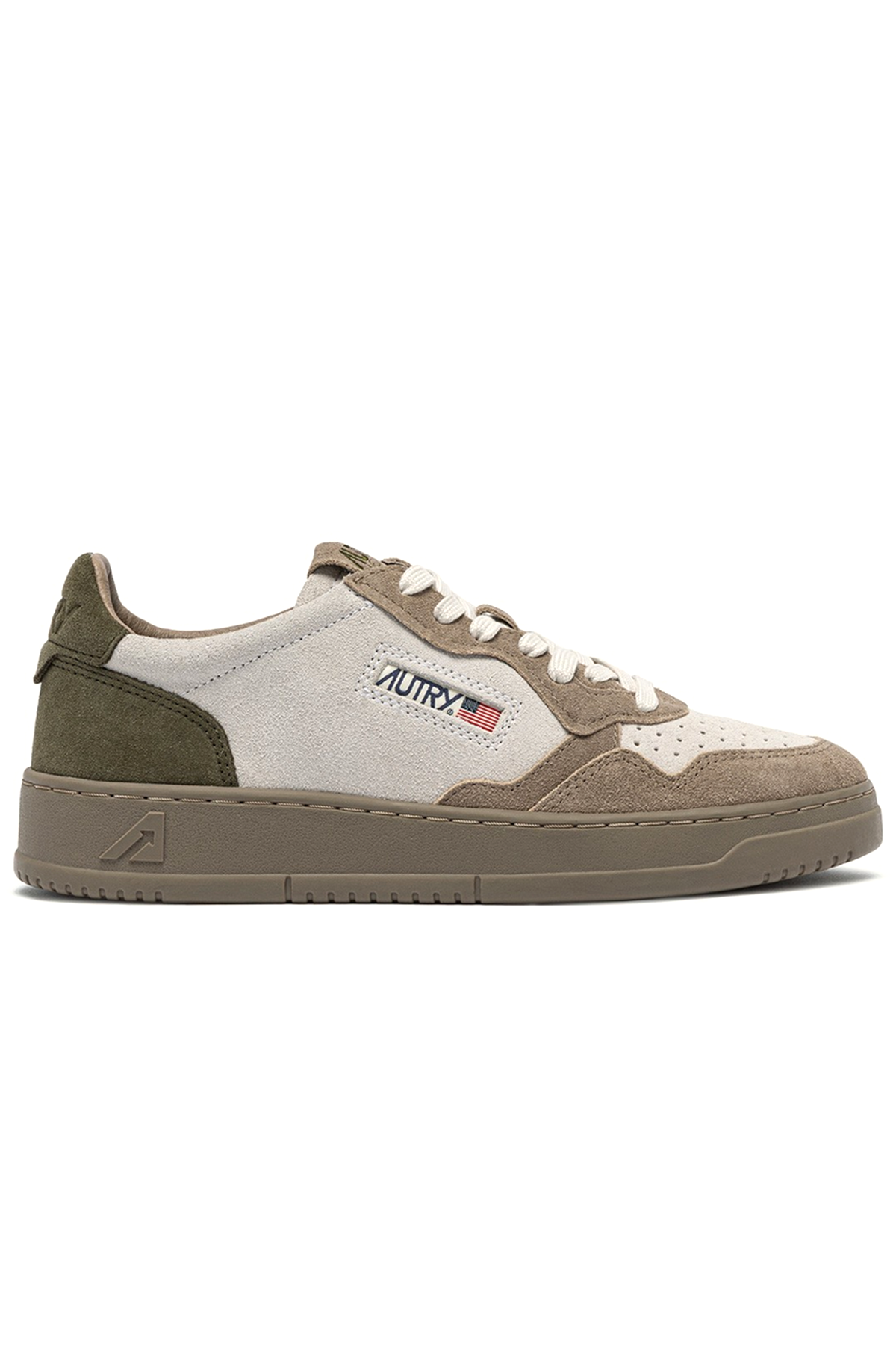 Autry Herren Sneaker Medalist Tricolor Giungla/Weiss/Antilop TS40 Bild 1