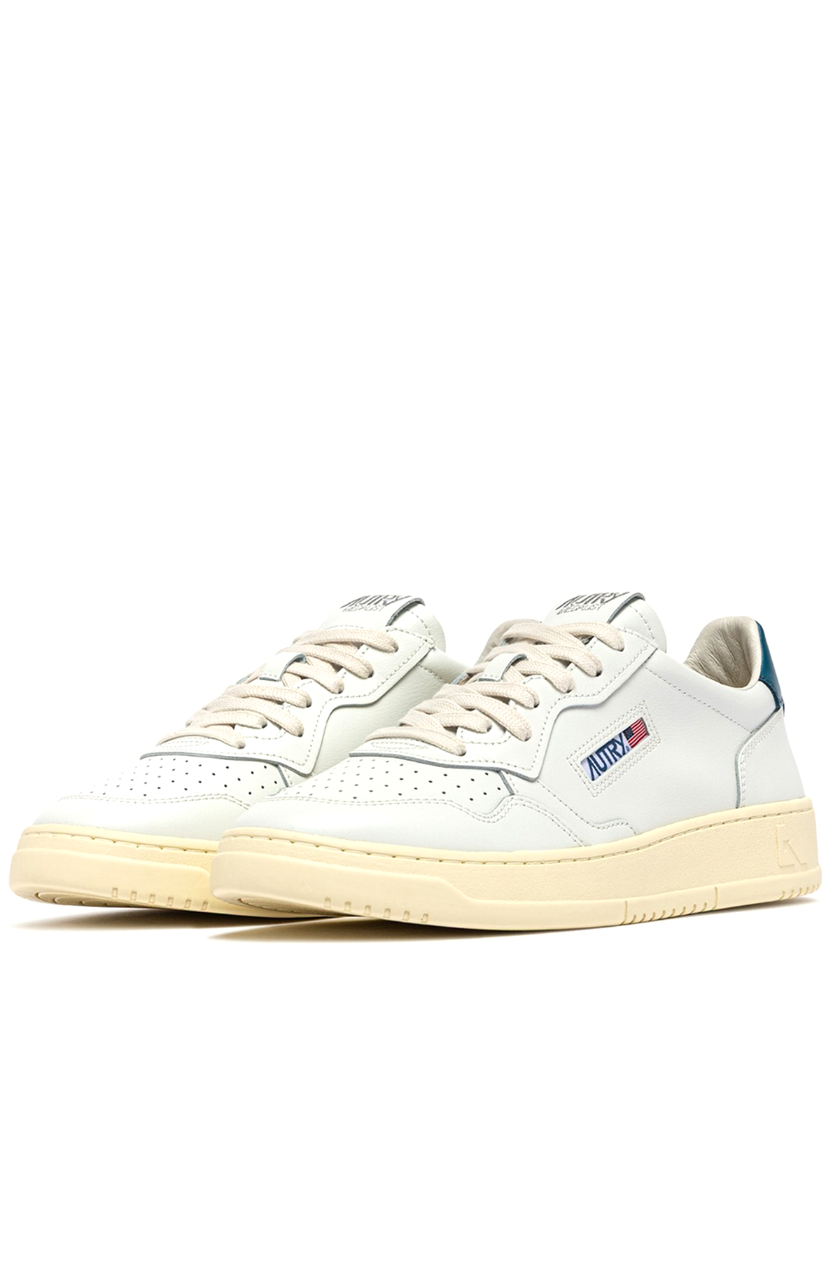 Autry Herren Sneaker Medalist Weiss/Mallard Blue LL29 Bild 2