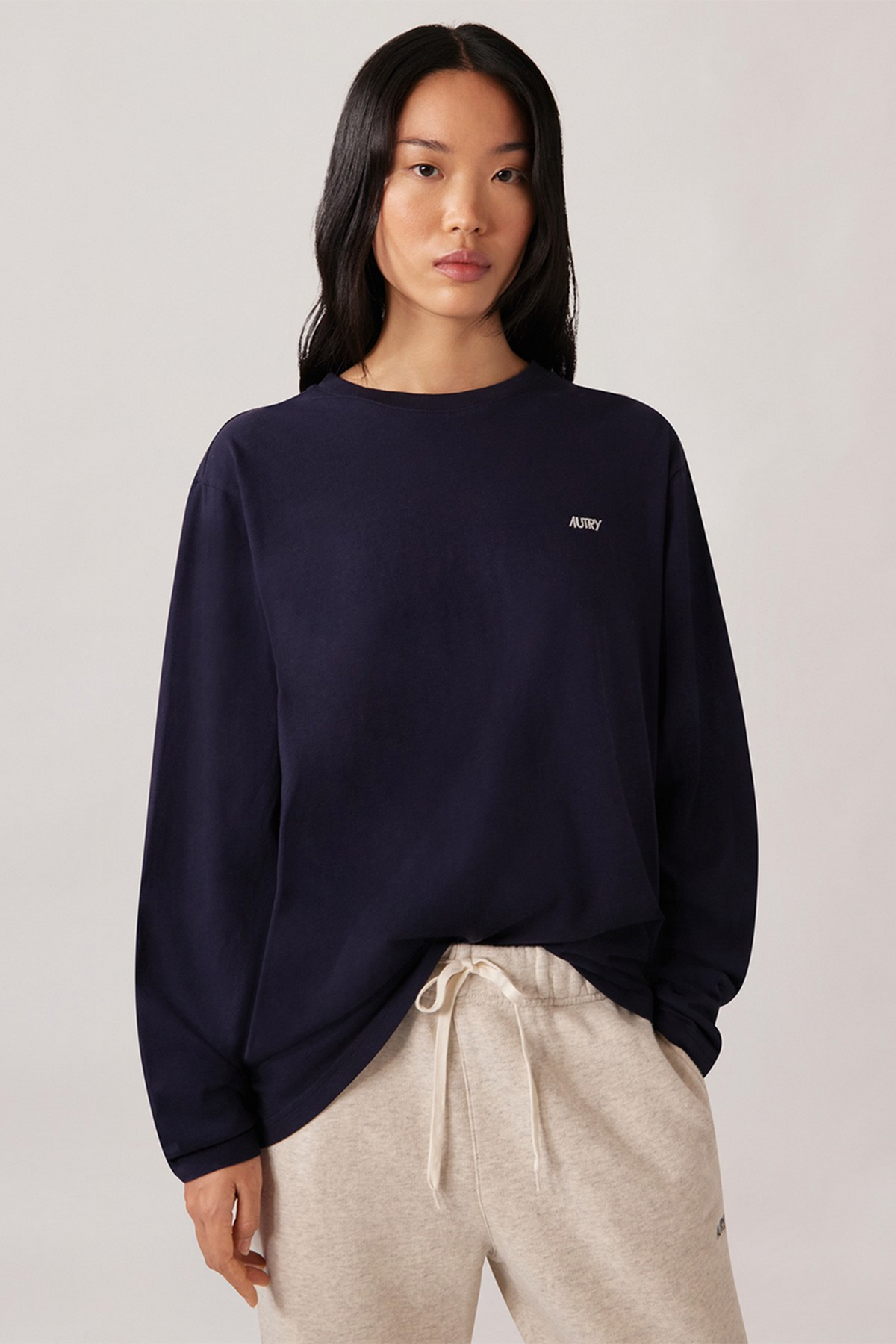 Autry Unisex Langarmshirt Navy MARINE-BLAU Bild 3
