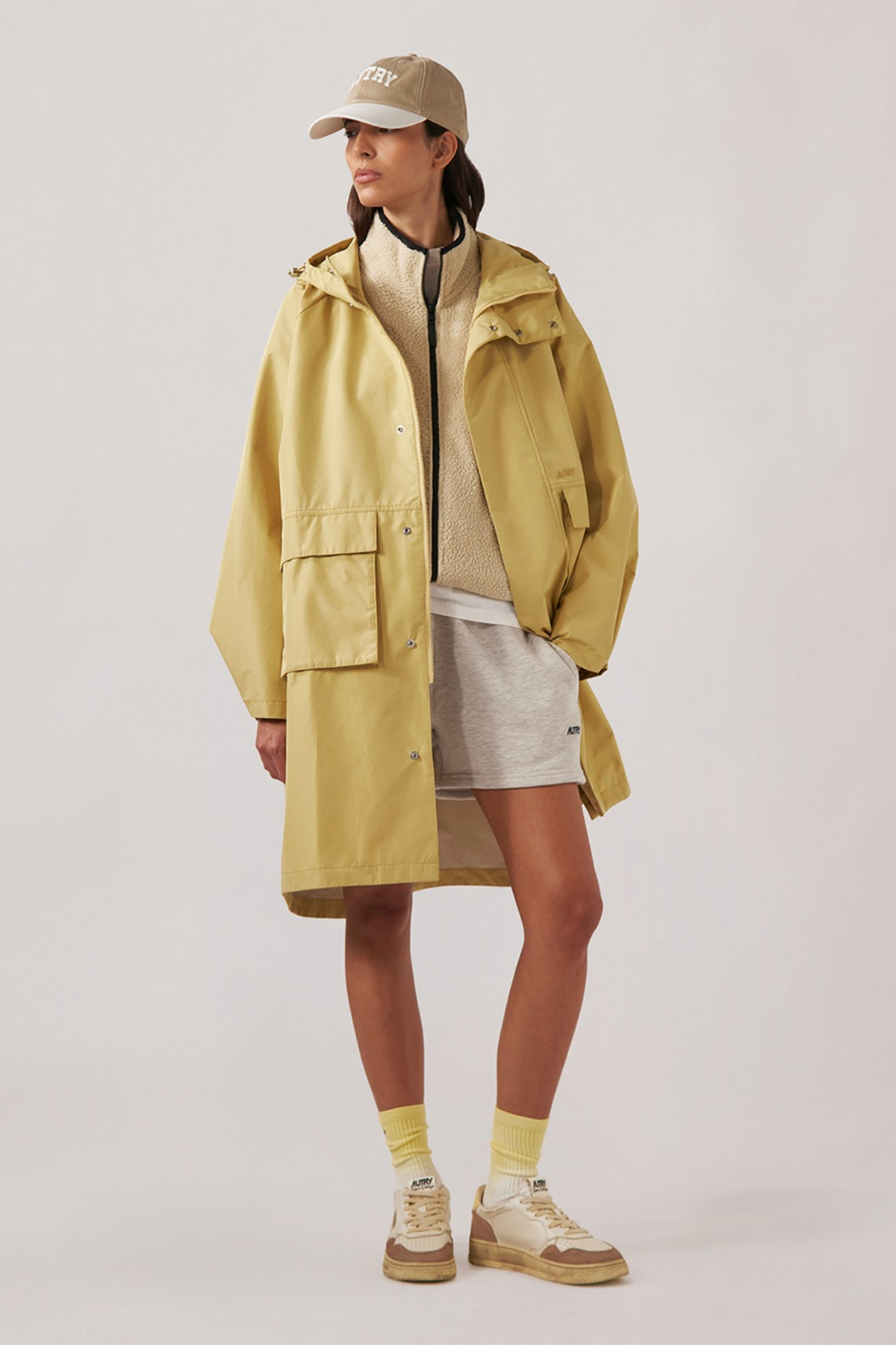 Autry Unisex Nylonparka Beige BEIGE Bild 3