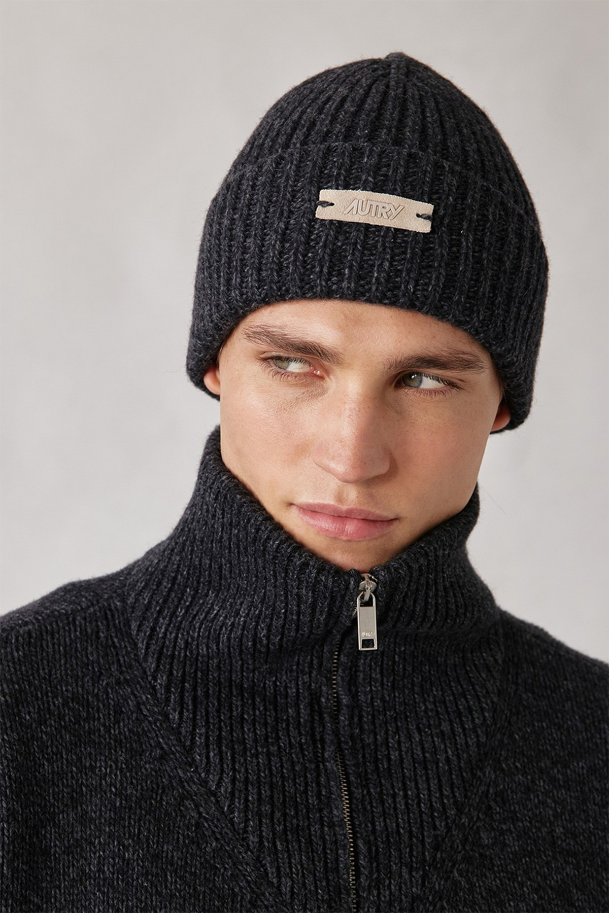 Autry Unisex Strickmütze Schwarz KNIT BLACK Bild 3
