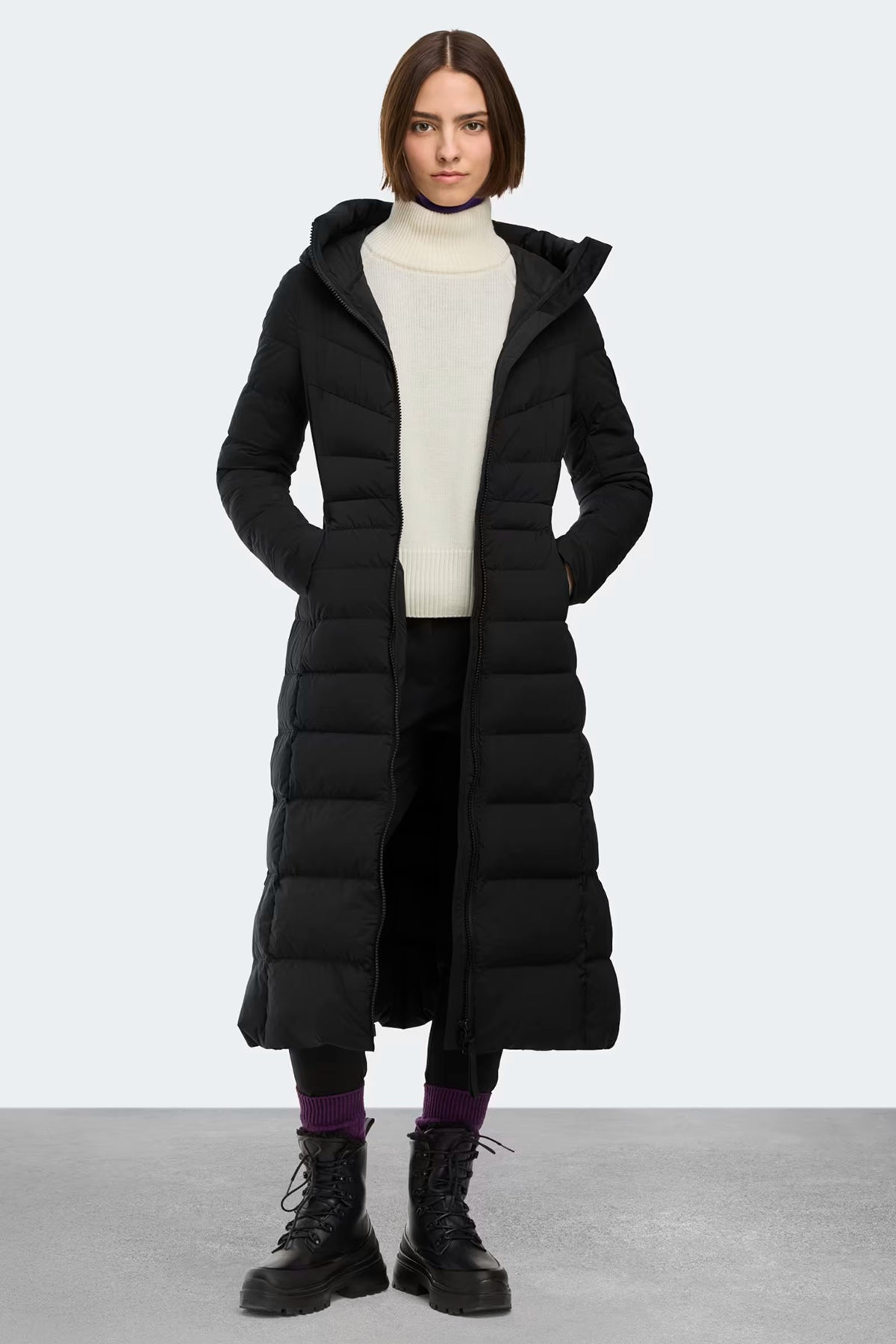 Canada Goose Damen Daunenmantel Clair Black Label Schwarz Black Noir Bild 2