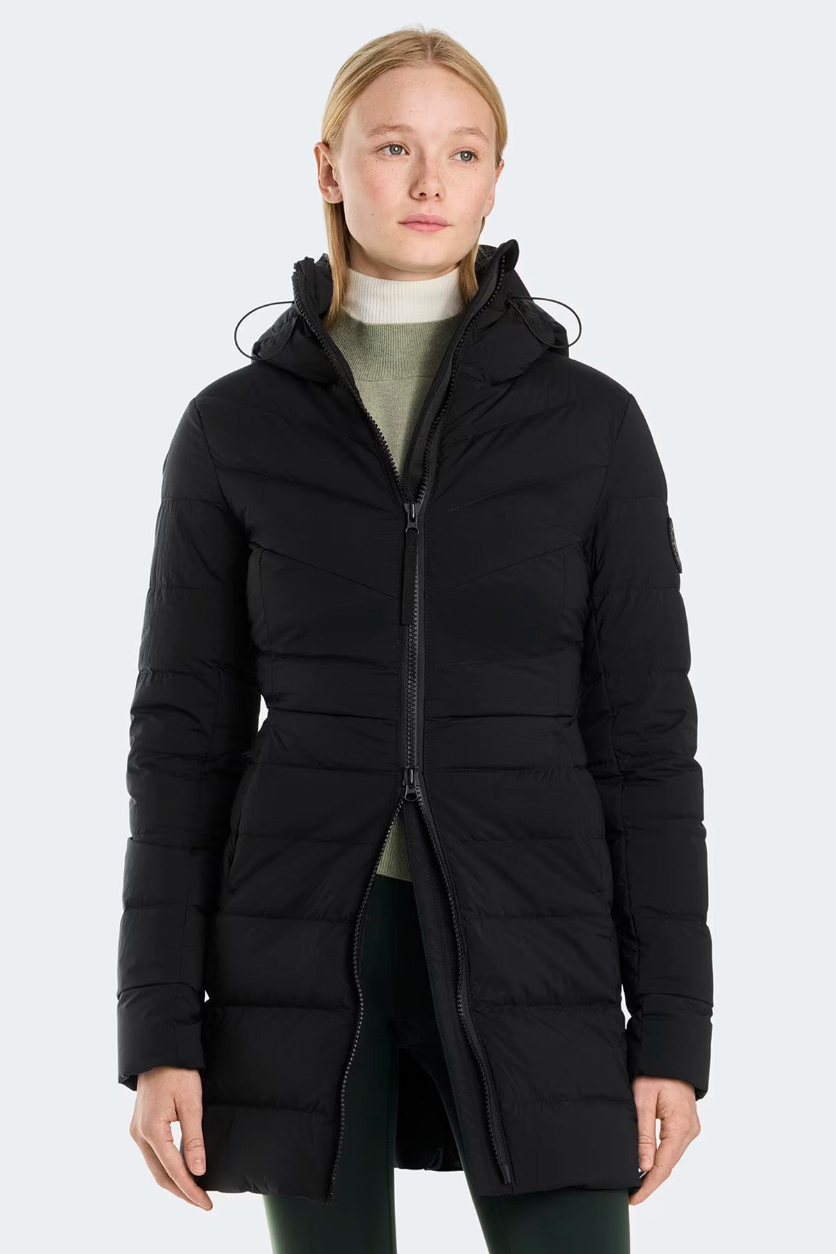 Canada Goose Damen Daunenparka Clair Black Label Schwarz Black Noir Bild 2