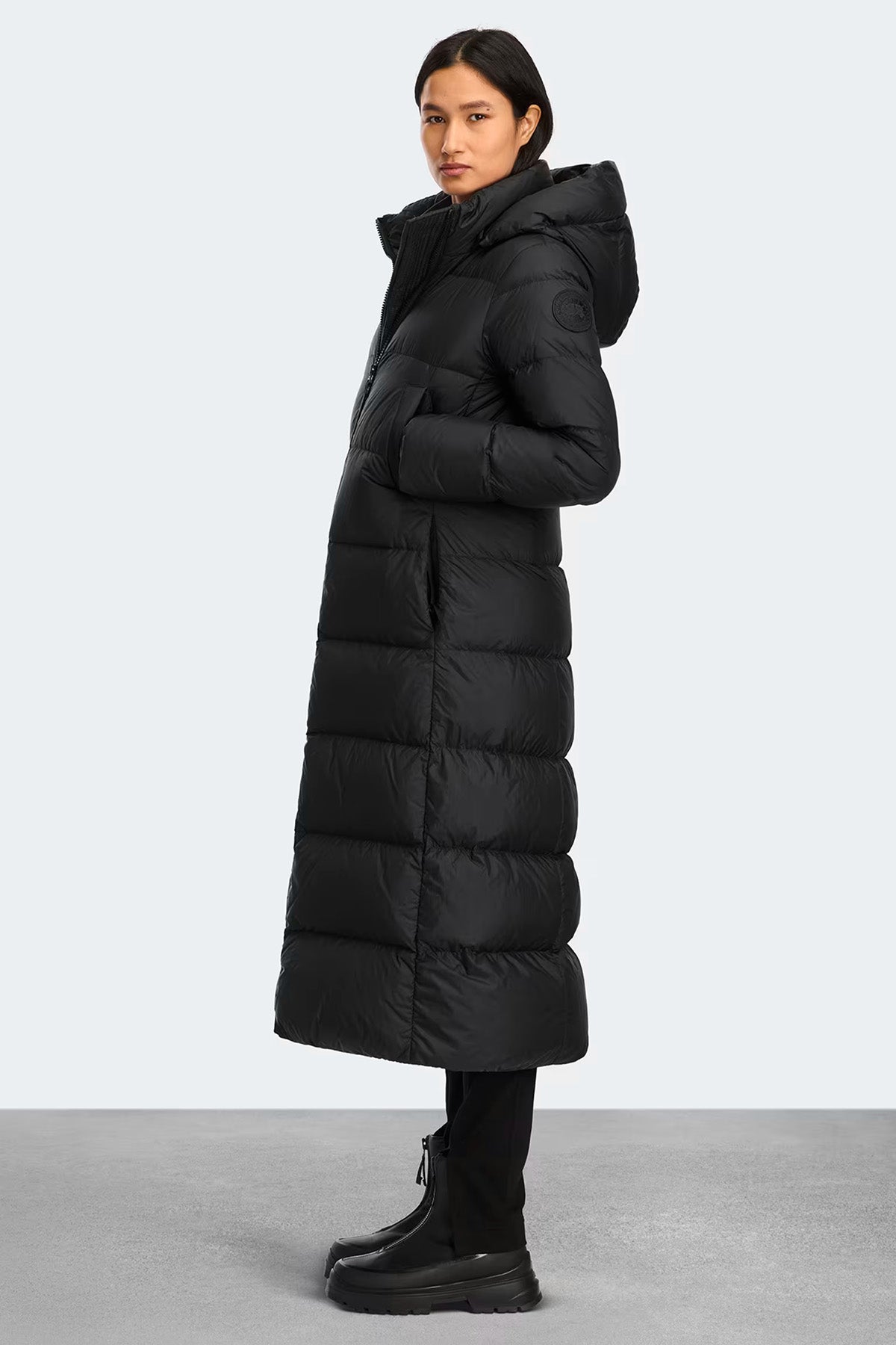 Canada Goose Damen Steppmantel Mystique Black Label Schwarz Black Noir Bild 3