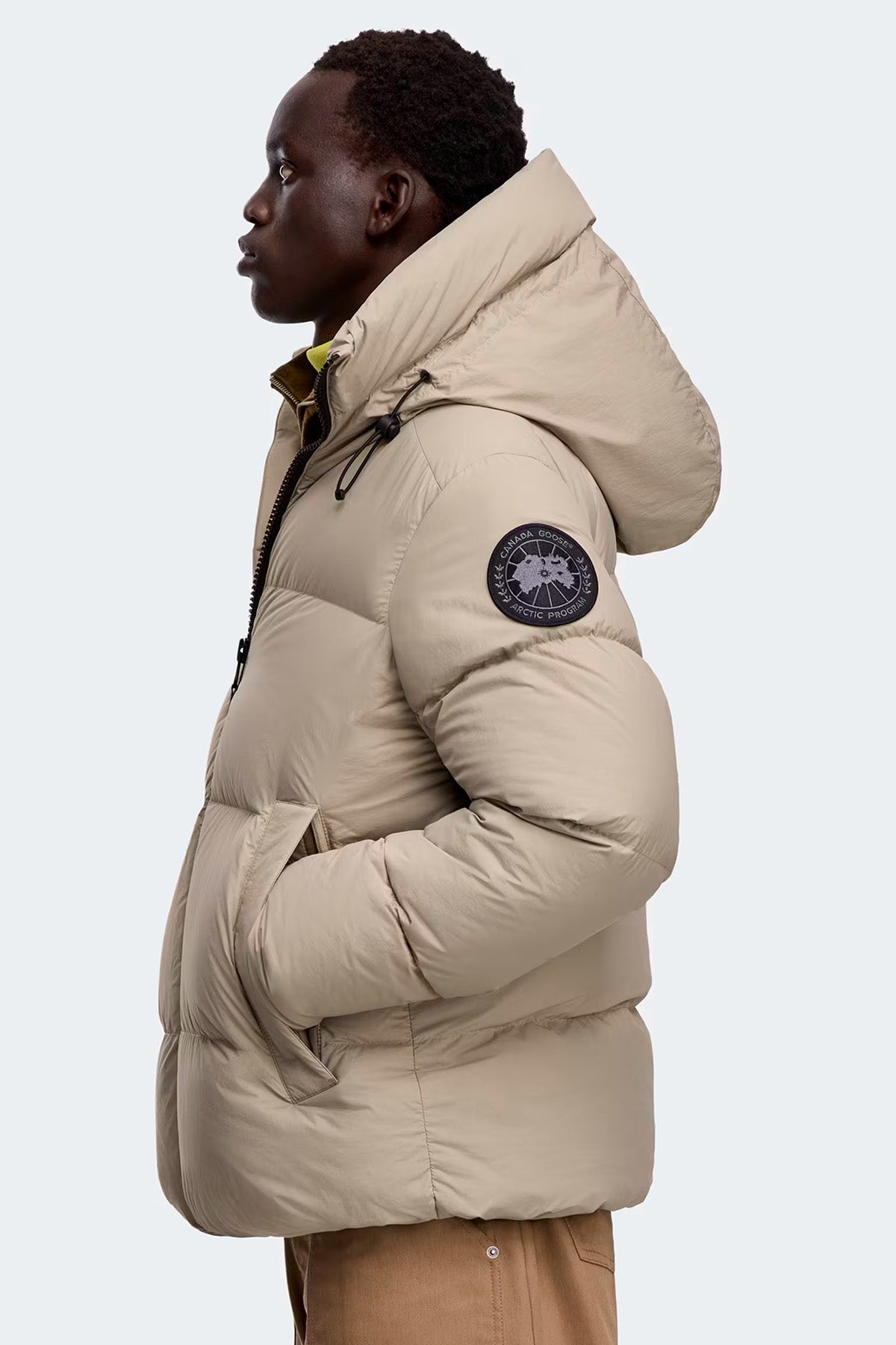 Canada Goose Herren Daunenjacke Crofton Black Label Limestone 9432 Bild 3