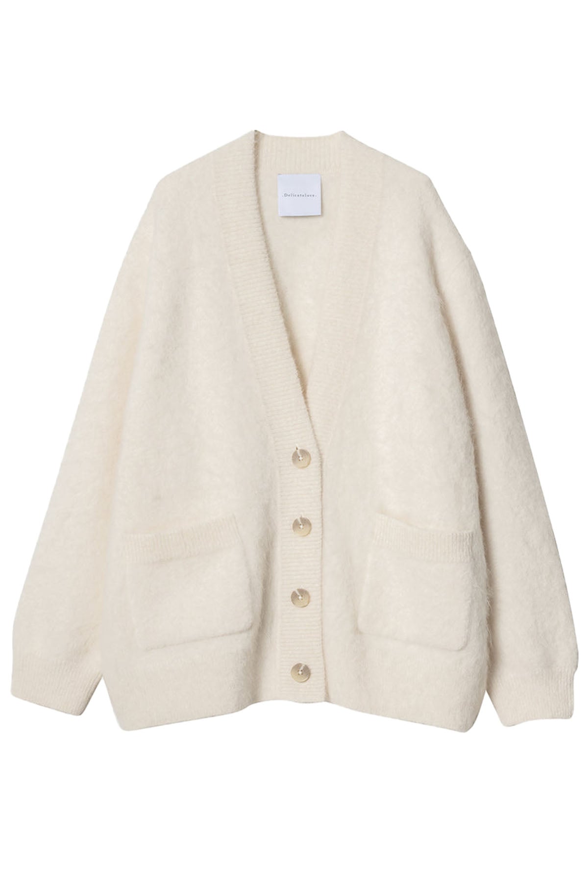 Delicate Love Damen Cardigan Toronto Cloud Dancer CREME Bild 1