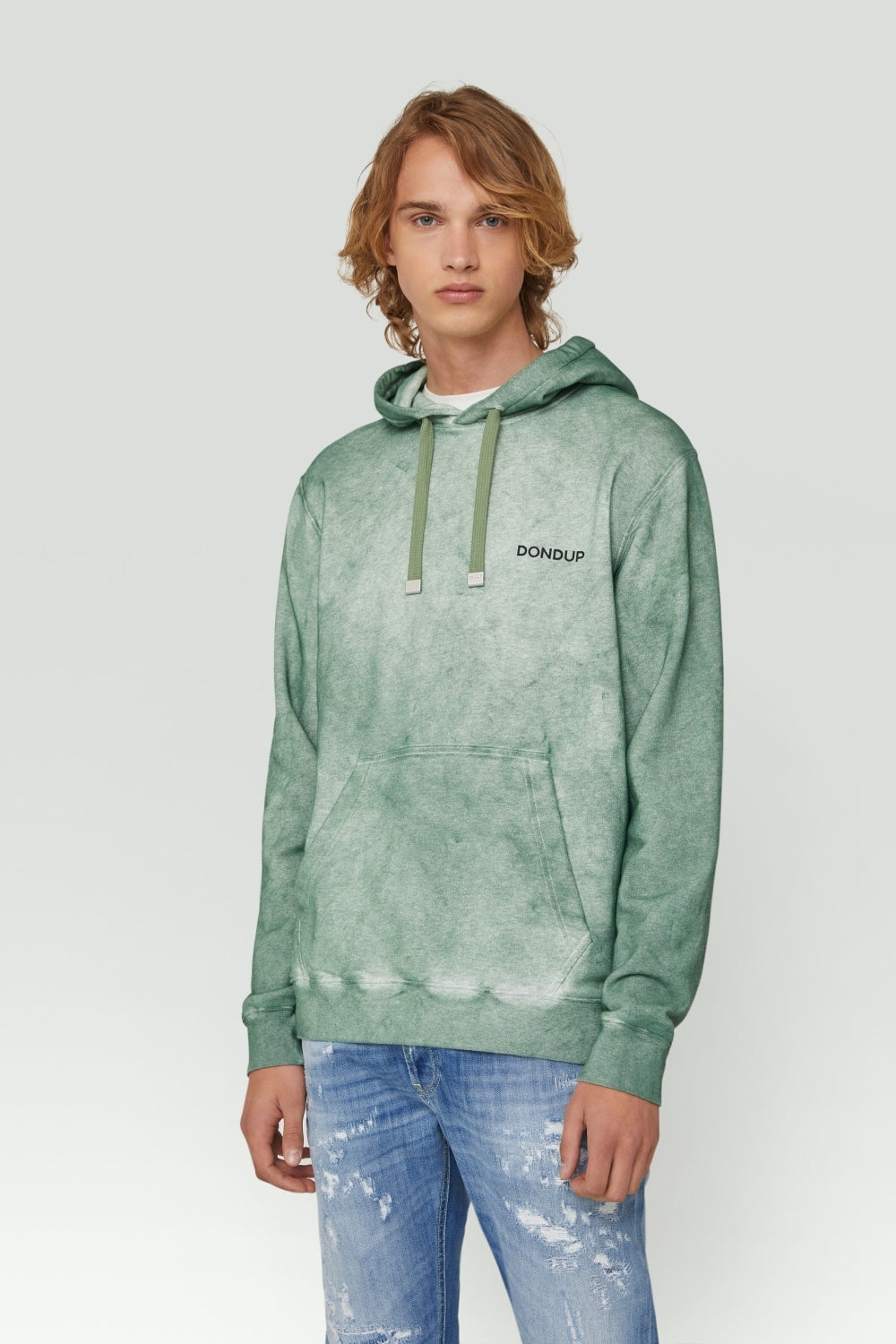 Dondup Herren Hoodie Grün meliert grün Bild 3