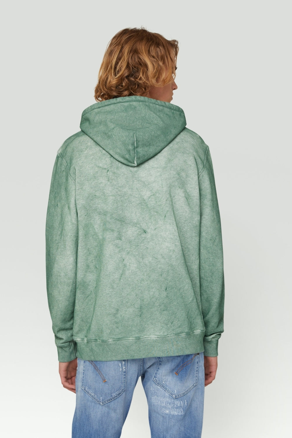Dondup Herren Hoodie Grün meliert grün Bild 4