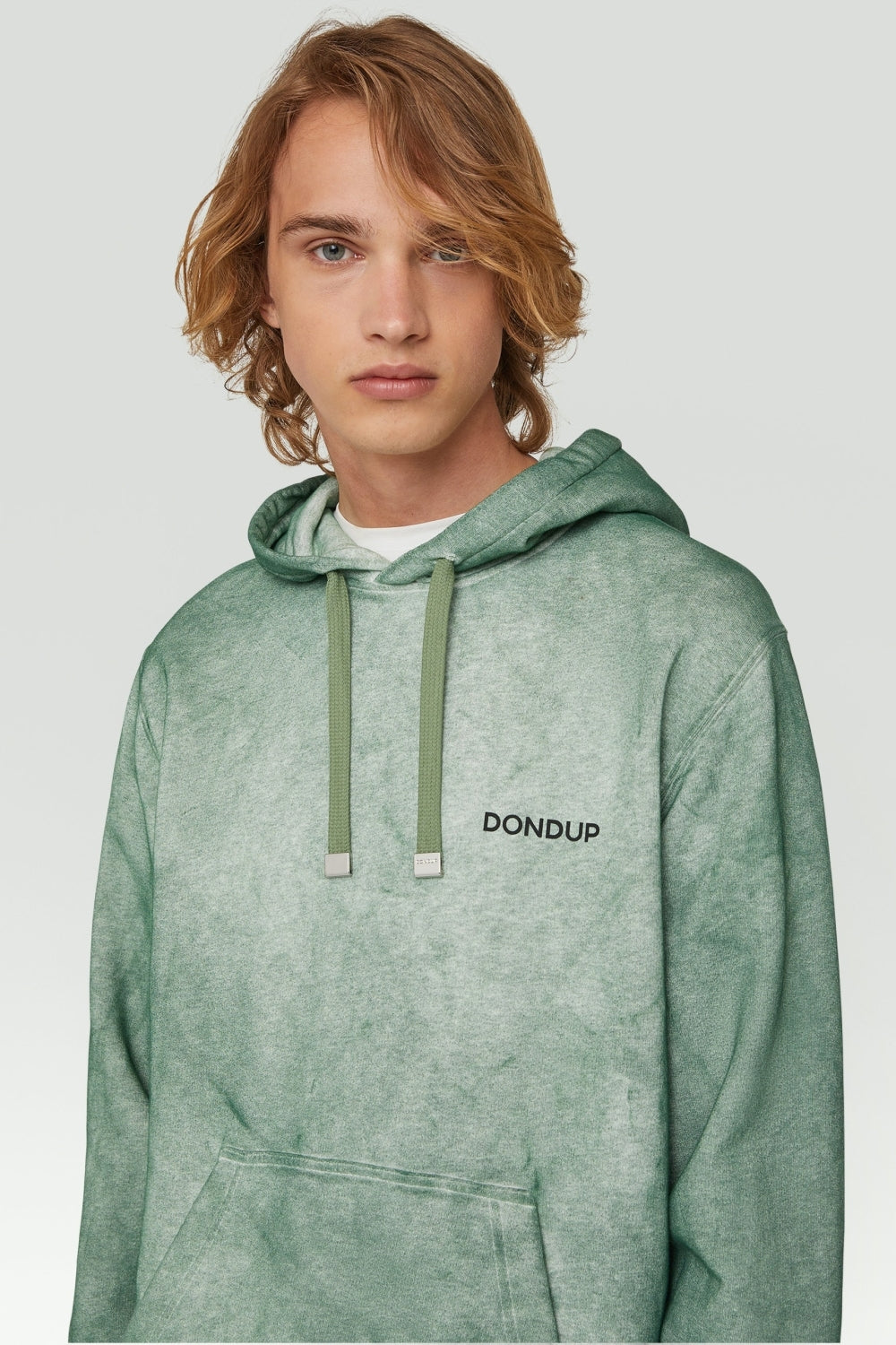 Dondup Herren Hoodie Grün meliert grün Bild 5