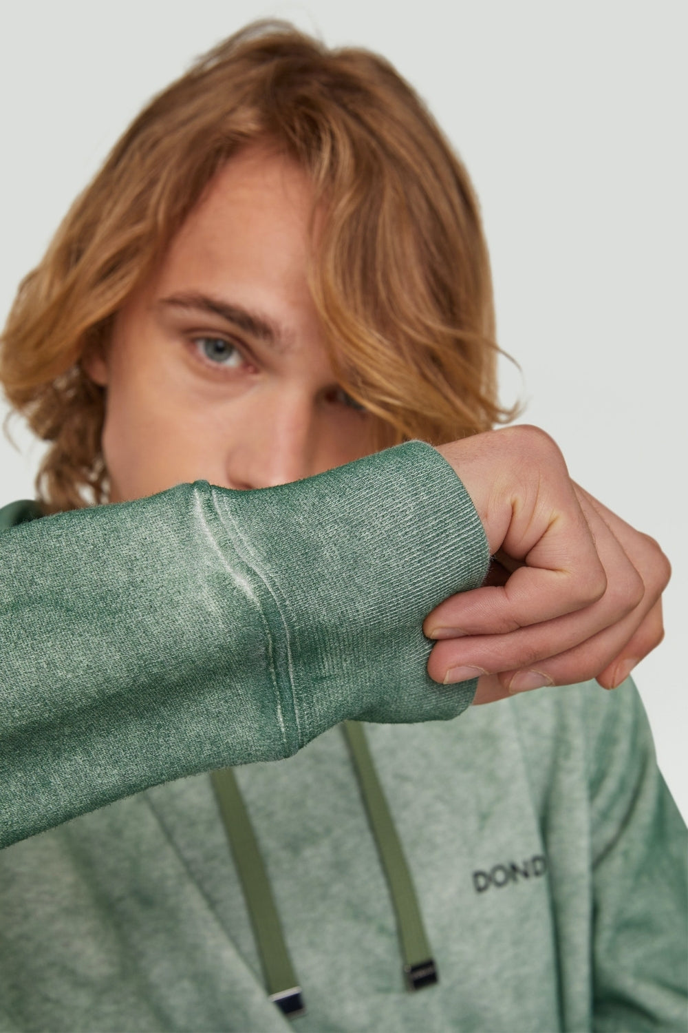 Dondup Herren Hoodie Grün meliert grün Bild 6