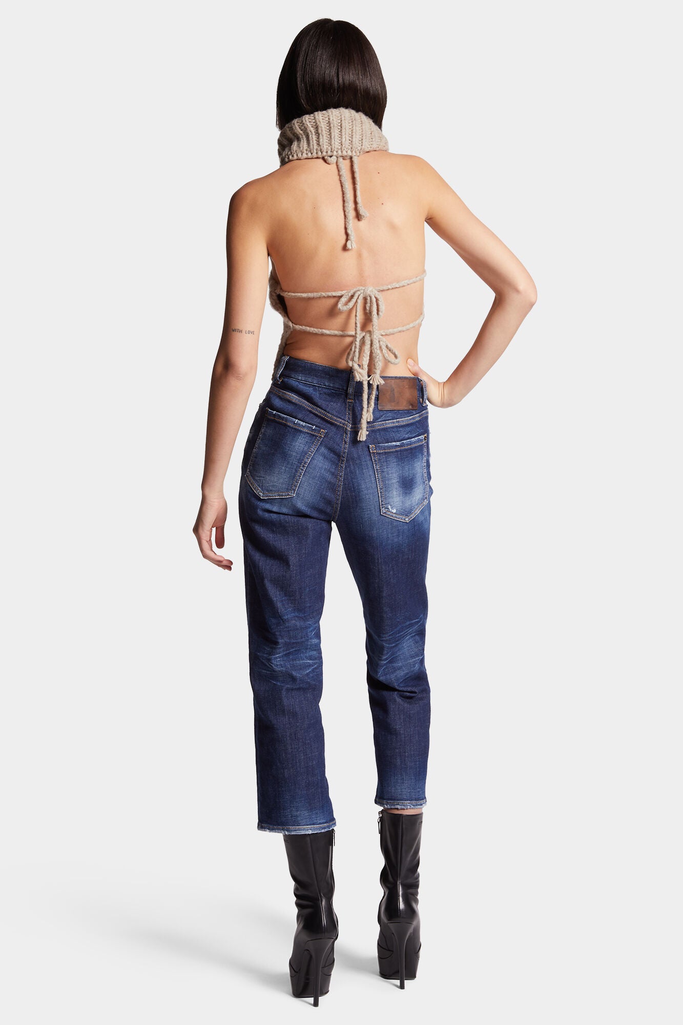 Dsquared2 Damen Jeans Boston Navy MARINE-BLAU Bild 4