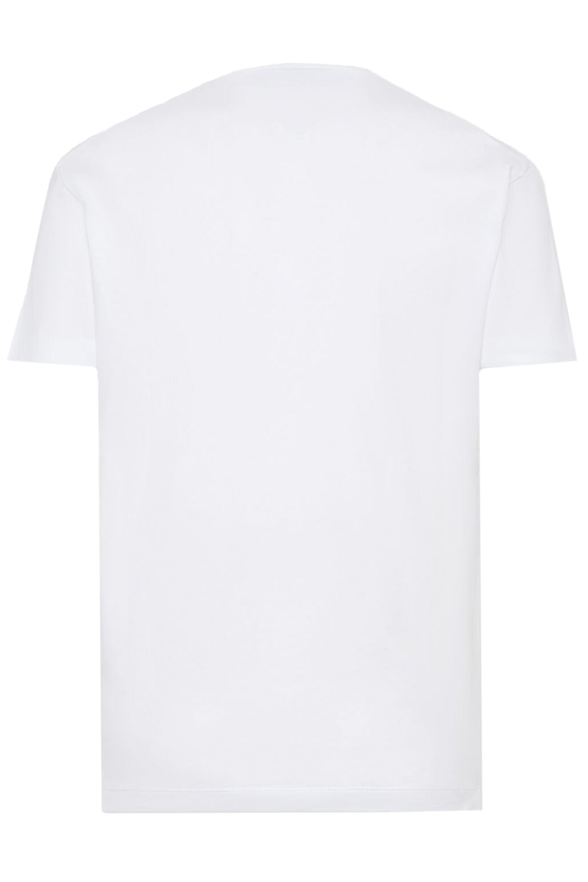 Dsquared2 Damen Just Right Fit D2 Milano T-Shirt Weiss TAUPE Bild 3