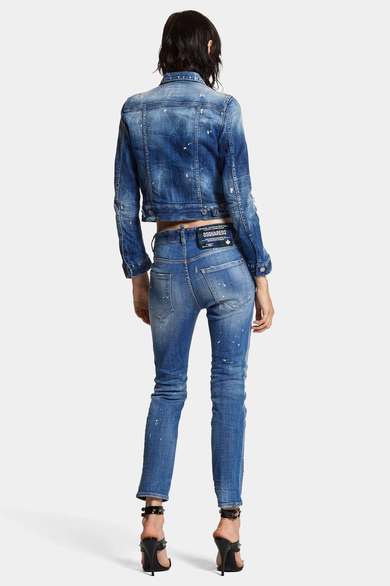 Dsquared2 Damen Light Heritage Wash Cool Girl Jeans Blau BLAU Bild 4