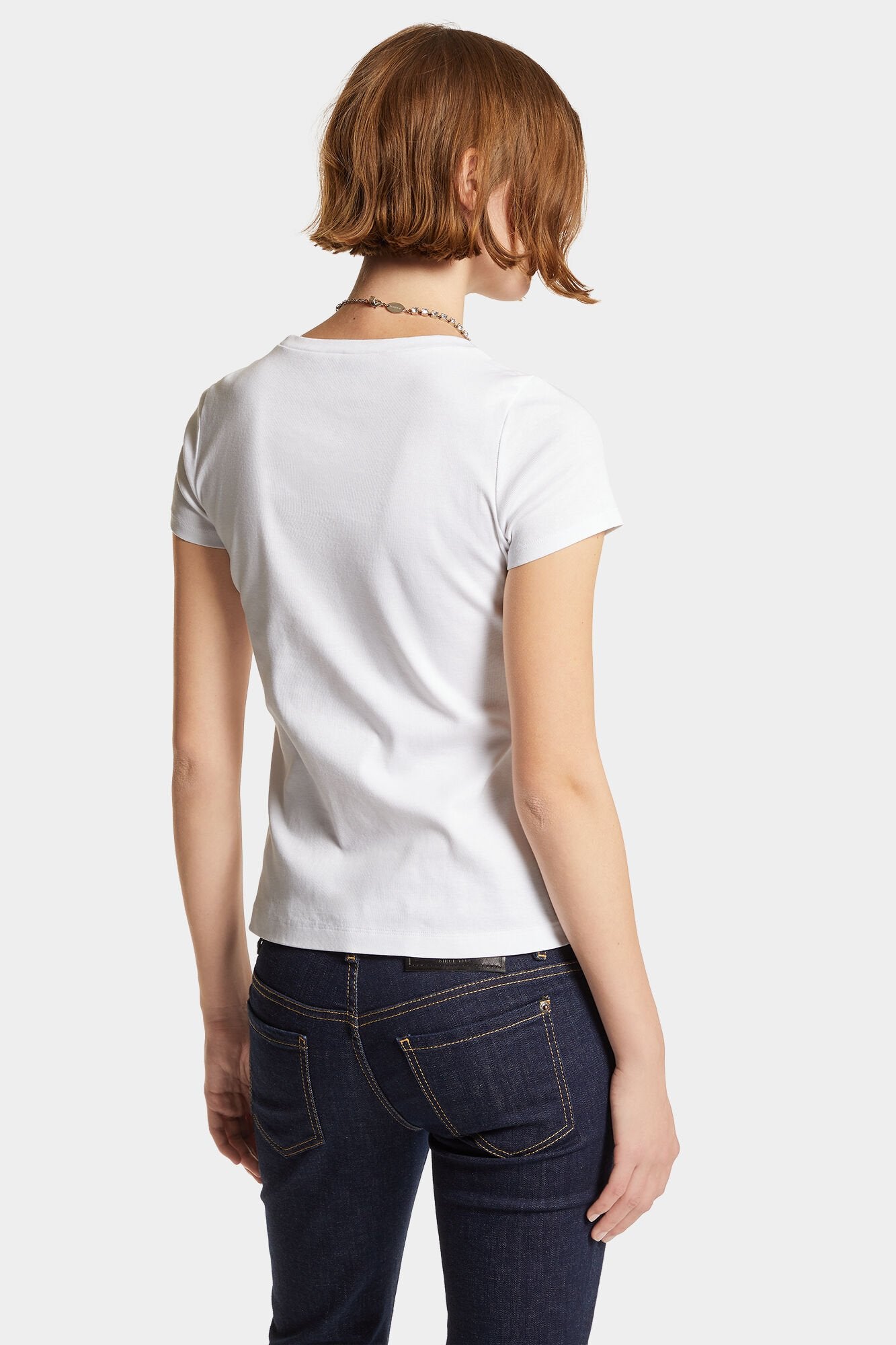 Dsquared2 Damen Maple Leaf T-Shirt Weiss WEISS Bild 4