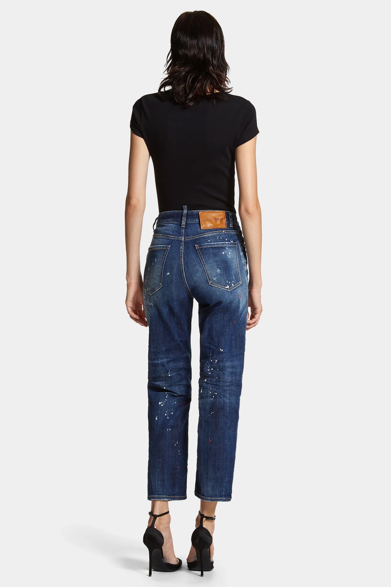 Dsquared2 Damen Medium Easy Wash Boston Jeans Blau BLAU Bild 4