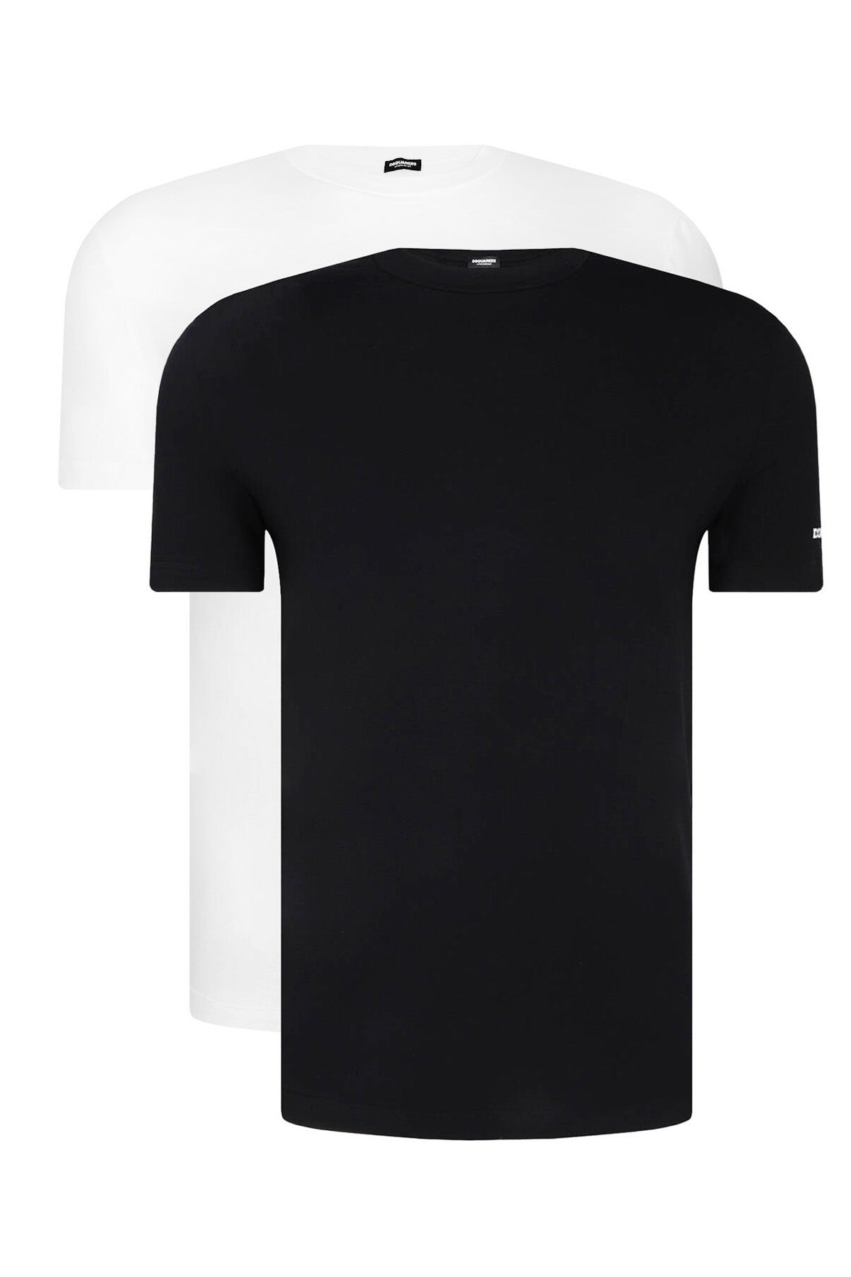 Dsquared2 Herren Basic Twin Pack T-Shirts Schwarz Weiss SCHWARZ Bild 1