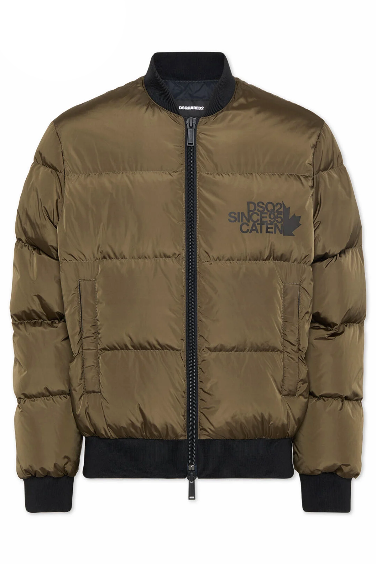 Dsquared2 Herren Easy Puffer Bomber Olive OLIVE Bild 1