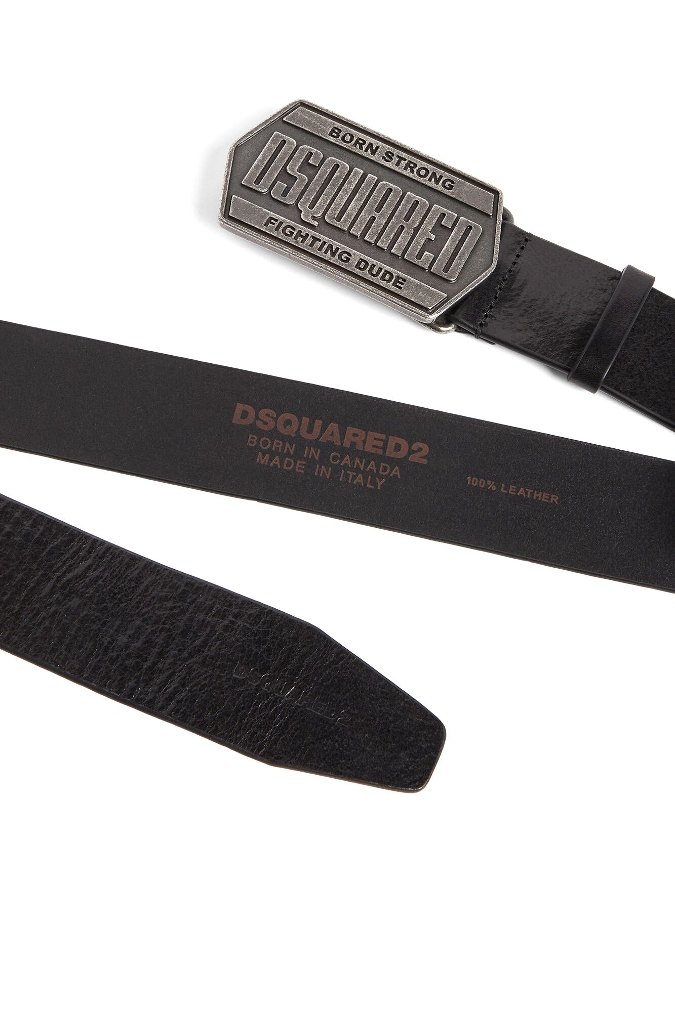 Dsquared2 Herren Gürtel Plaque Schwarz SCHWARZ Bild 4