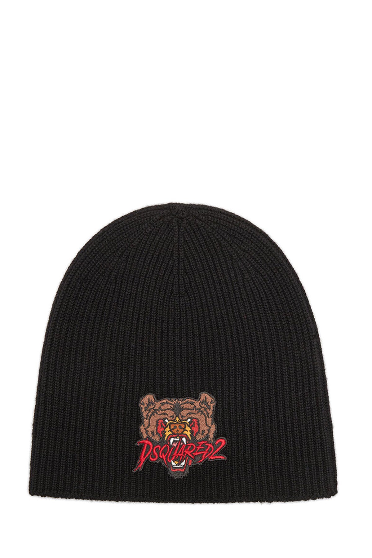 Dsquared2 Herren Horror Strickmütze Schwarz SCHWARZ Bild 1