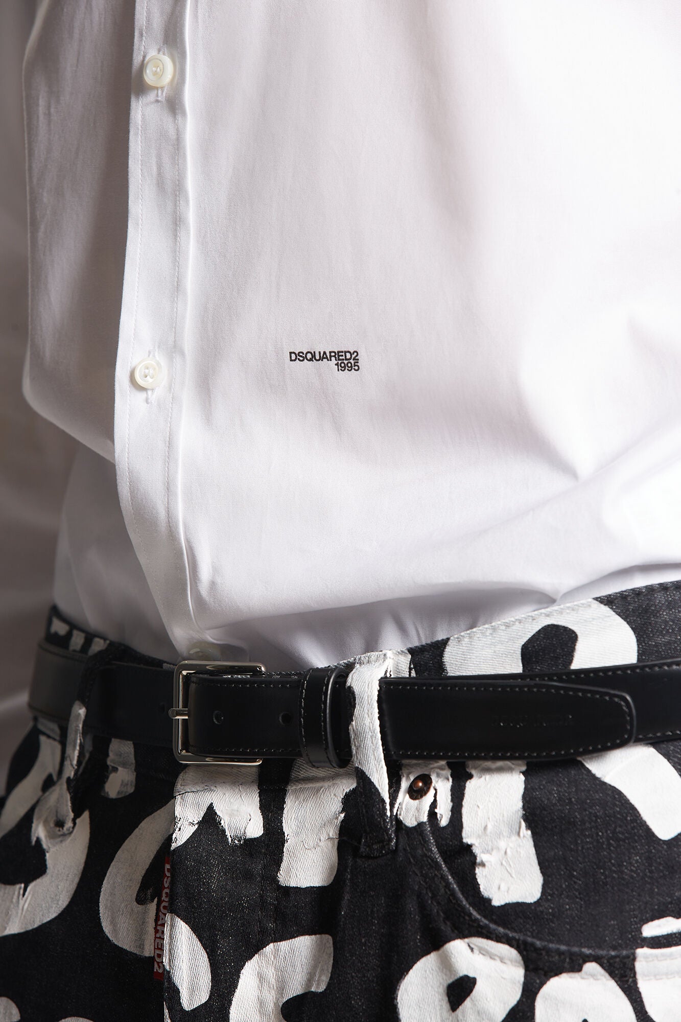 Dsquared2 Herren Relax Dan Hemd Weiss WEISS Bild 4